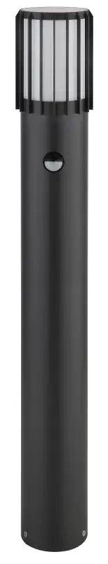 Globo Außen-Wegeleuchte Mervin 65 cm Höhe E27 Aluminium Bewegungsmelder
