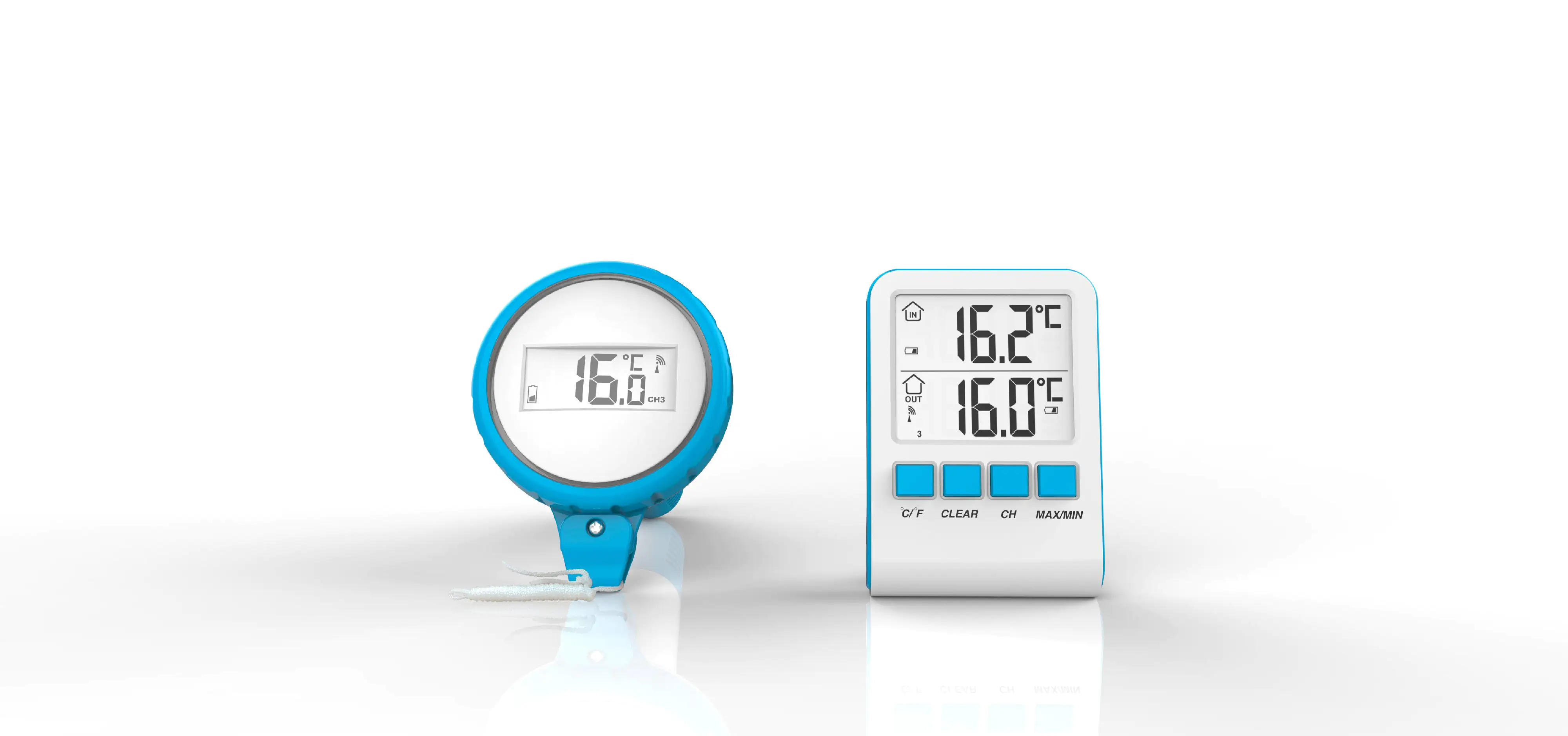 Steinbach Wireless Pool-Thermometer mehrfarbig