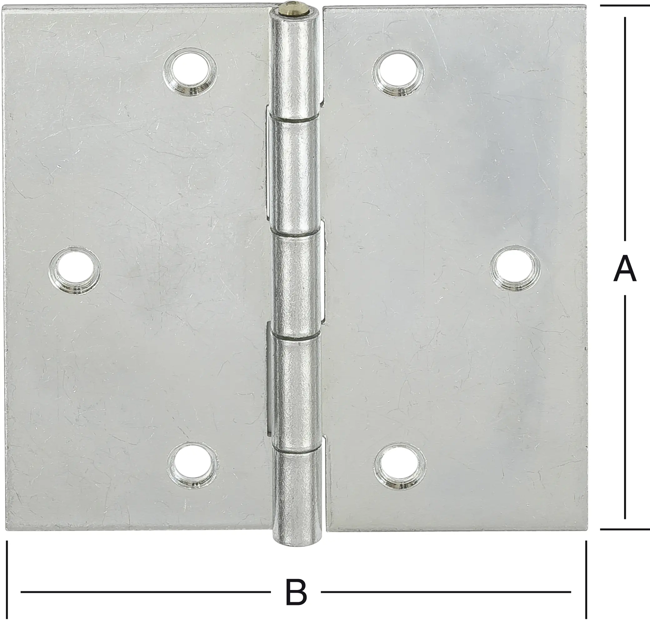 Vormann Käntige Scharniere verzinkt 25 x 25 mm