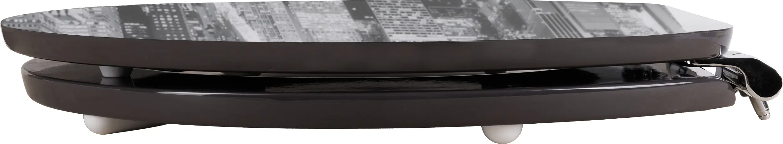 Primaster WC-Sitz mit Absenkautomatik Skyline schwarz