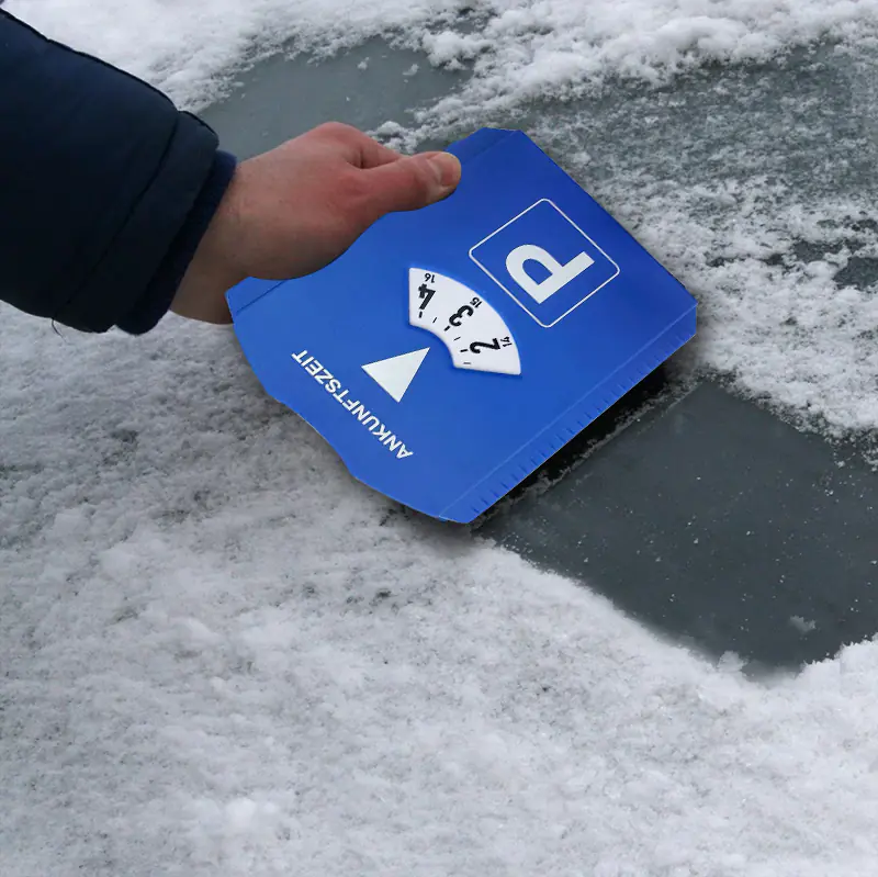 TrendLine Parkscheibe mit Eiskratzer 15 x 12 cm