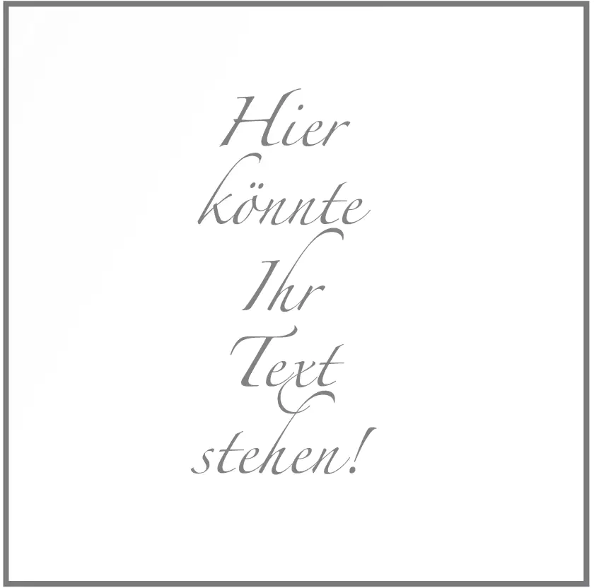 Ambiente Glaszaun Dekor Logo 120 x 120 cm gehärtetes 8 mm Glas Ambiente Glaszaun Dekor Logo 120 x 120 cm gehärtetes 8 mm Glas