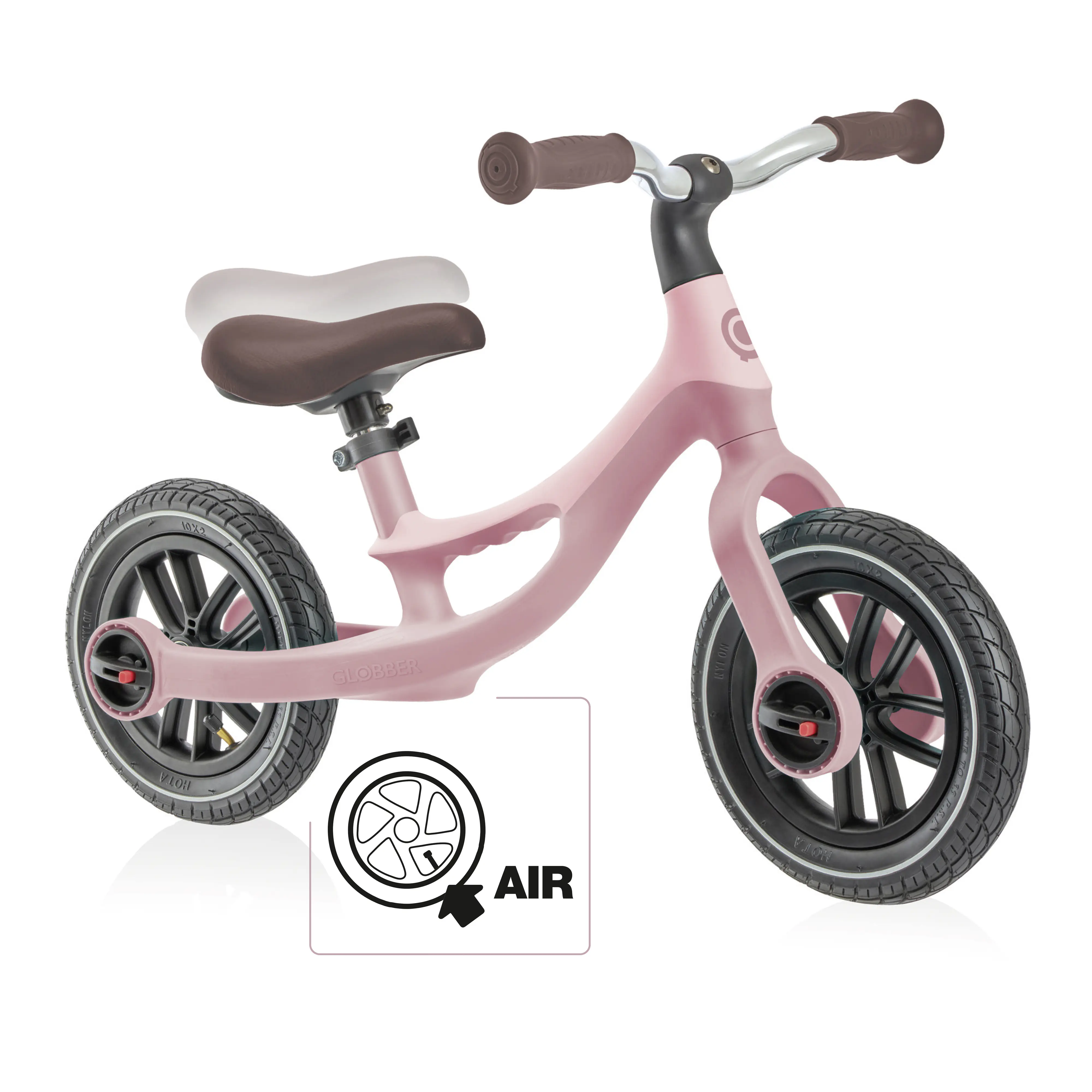 Globber Laufrad Go Bike Elite Air pastellrosa