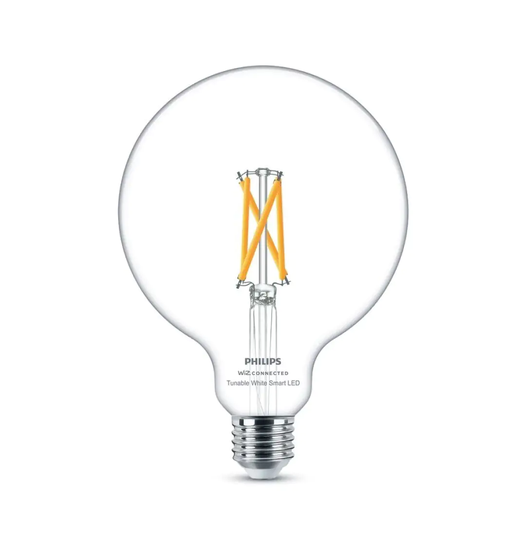Philips Smart LED Leuchtmittel Tunable White Clear G125 E27 Globeform 7 W Philips Smart LED Leuchtmittel Tunable White Clear G125 E27 Globeform 7 W