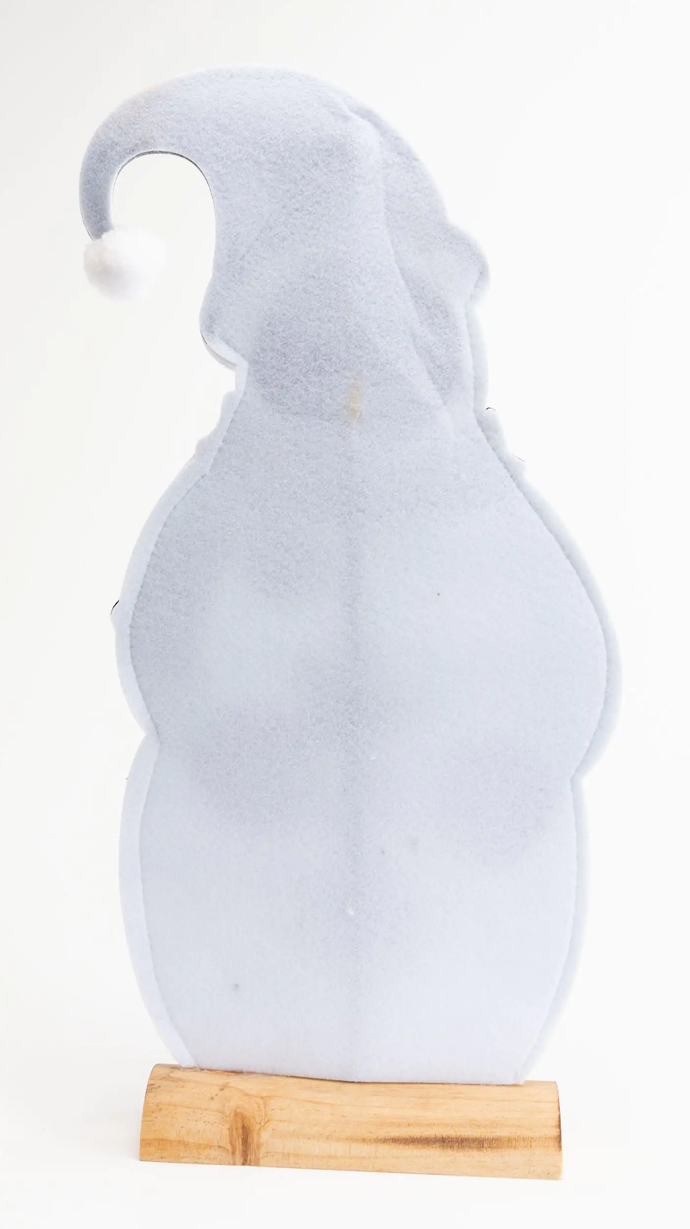 TrendLine Weihnachtsaufsteller Schneemann 82 x 42 cm weiß-grau