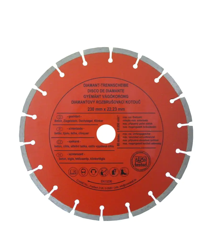 CON:P Trennscheibe 230 x 22,23 mm Diamant für Beton segmentiert