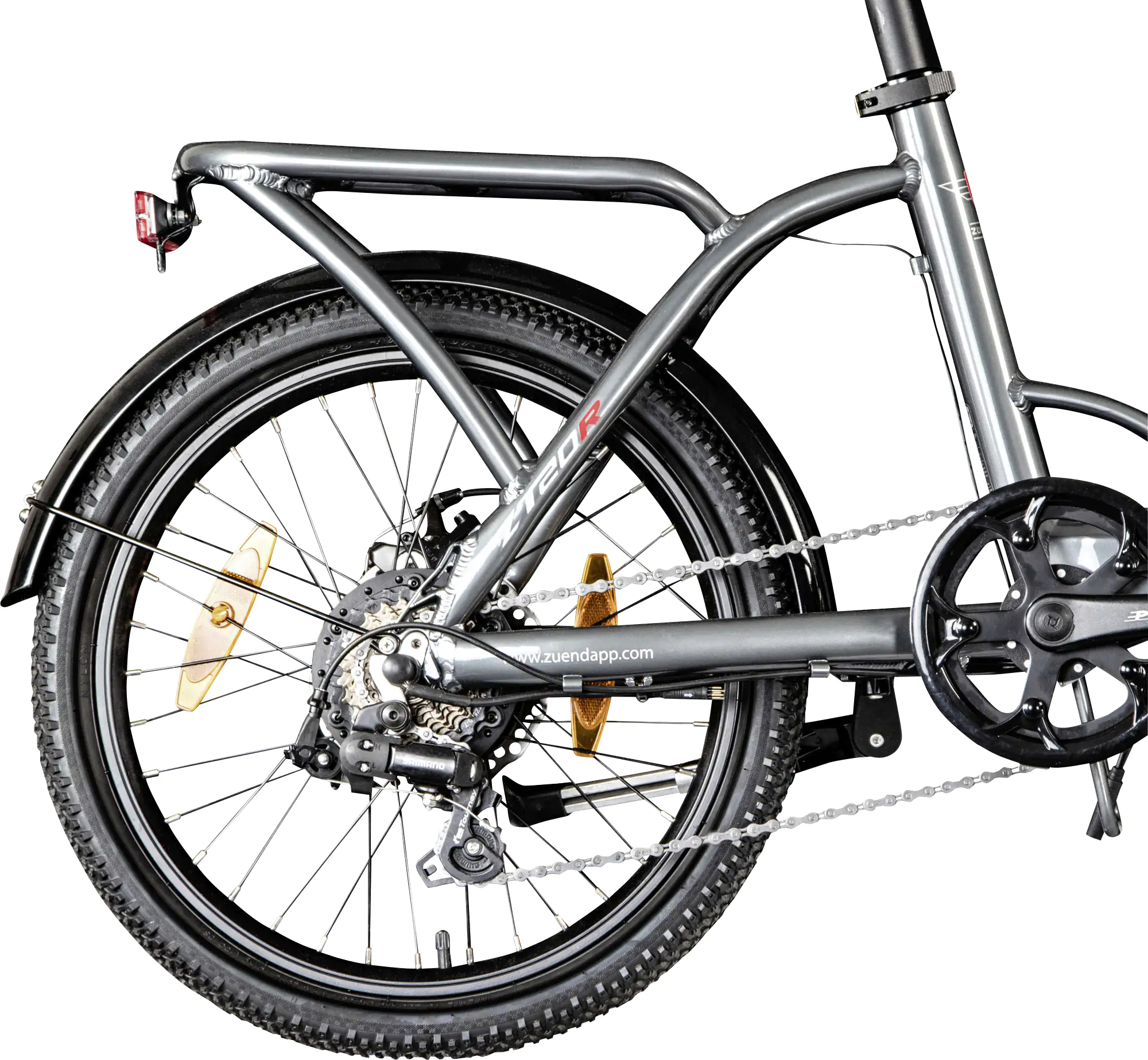 Zündapp E-Bike Faltrad ZT20R 20 Zoll RH 36cm 6-Gang 468 Wh grau