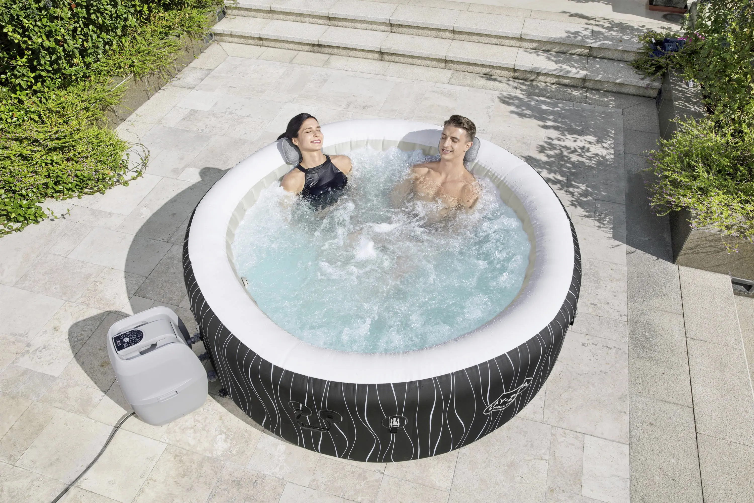 Bestway LAY-Z-SPA Xtras Gepolstertes Nackenkissen Set 23 x 13 x 5 cm