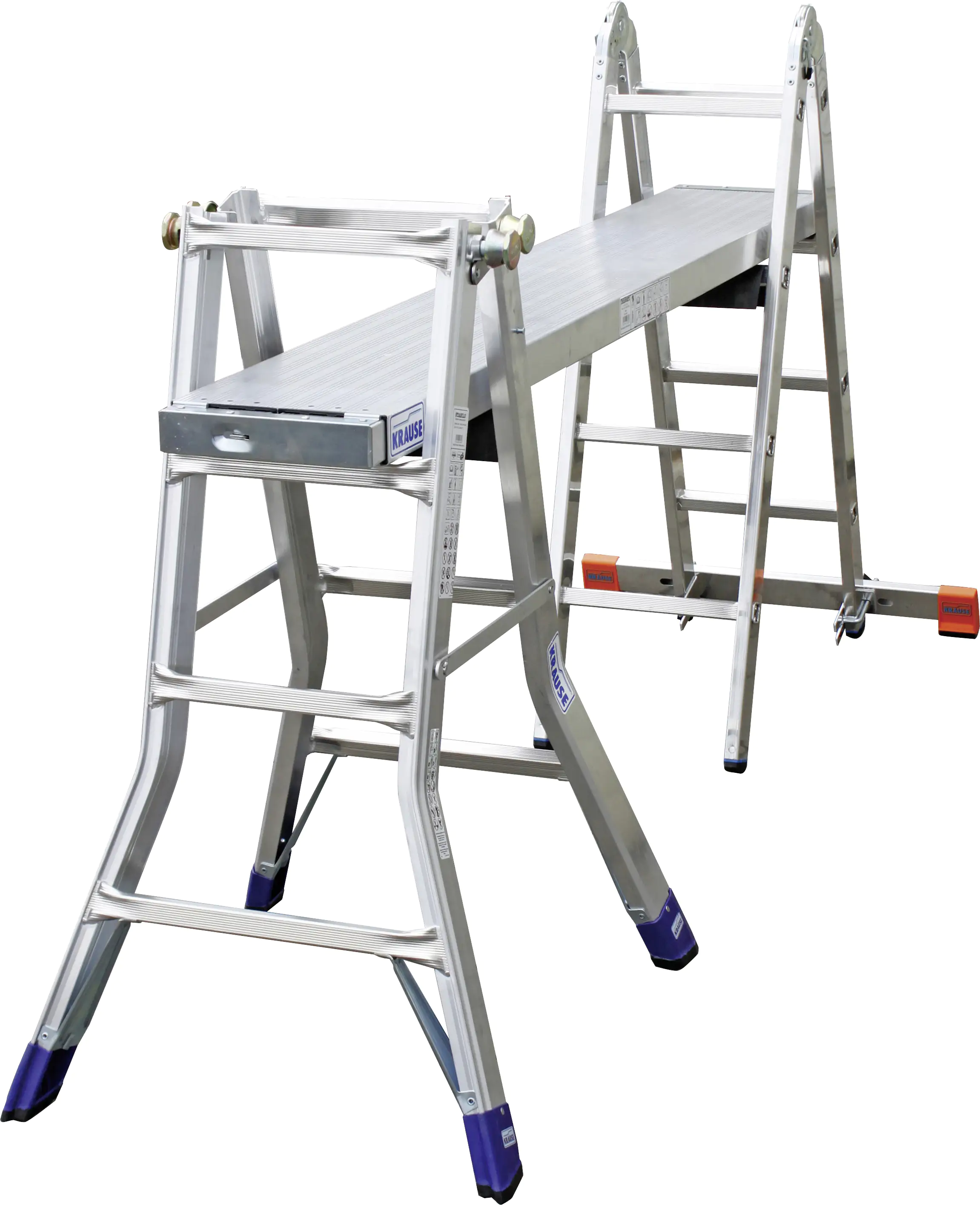 Krause Aluminium-Gelenk-Teleskopleiter STABILO 5 m Krause Aluminium-Gelenk-Teleskopleiter STABILO 5 m