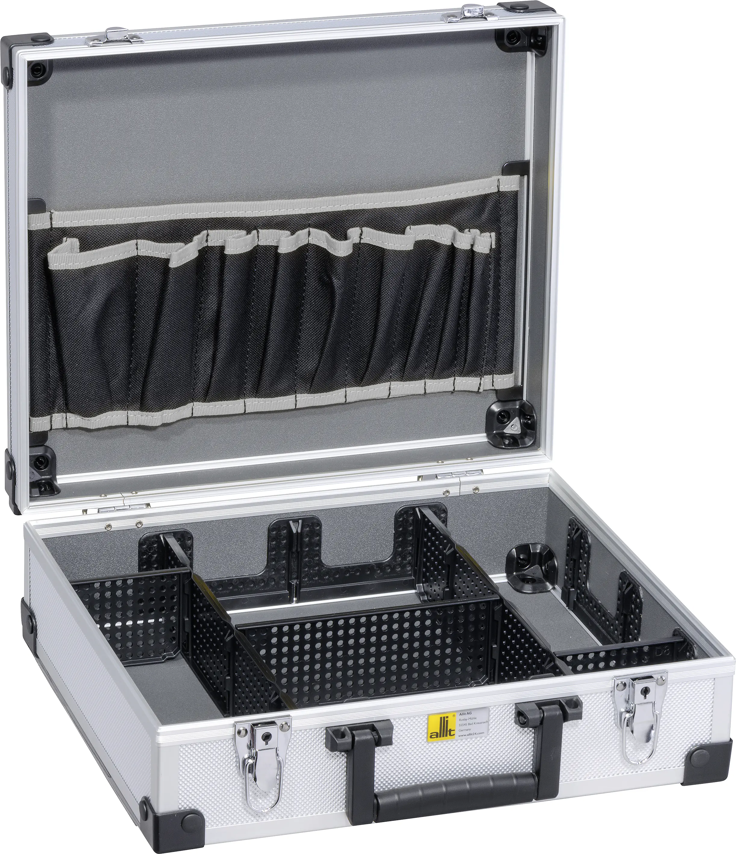 Allit Werkzeugkoffer AluPlus Tool L 36 silber 11L ohne Inhalt