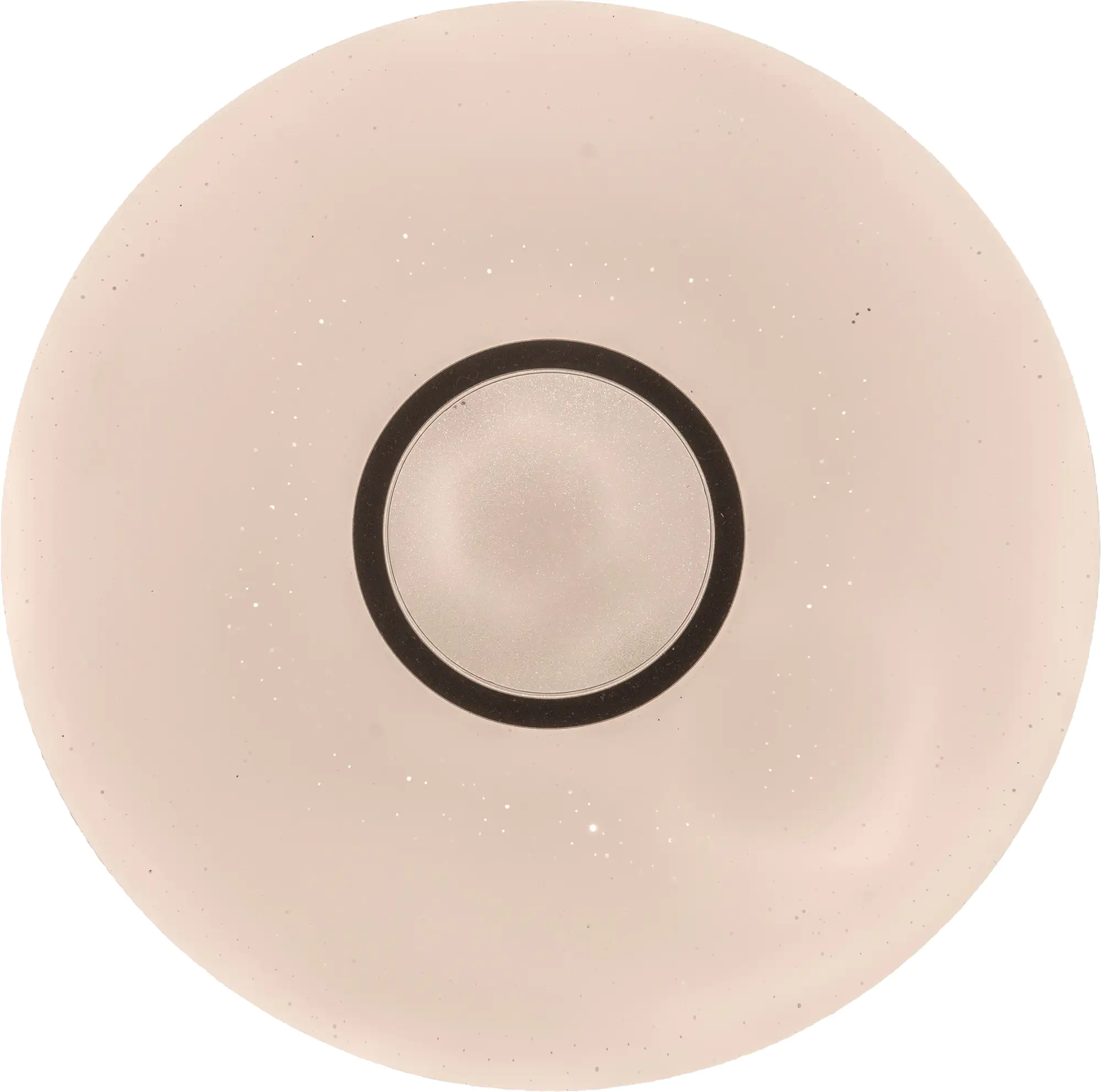 Näve LED Deckenleuchte mit Kristalleffekt Ø31 cm weiß superslim