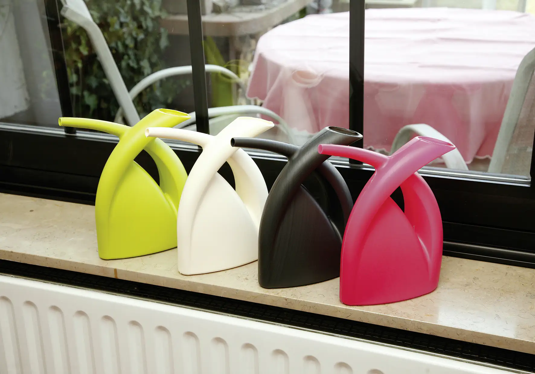 Floraworld Gießkanne Aurora 1,6 L Kunststoff creme