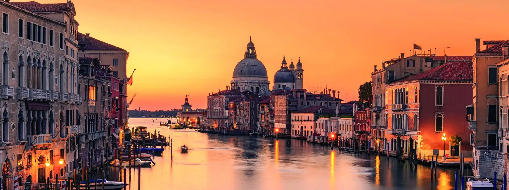 Deco-Glas Bild - Canale Grande 80 x 30 cm