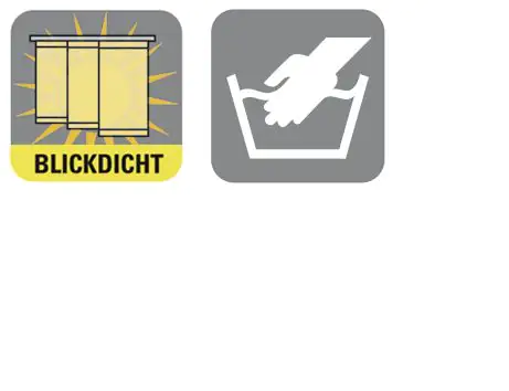 Gardinia Flächenvorhang Tree weiß-grau, 60 x 245 cm