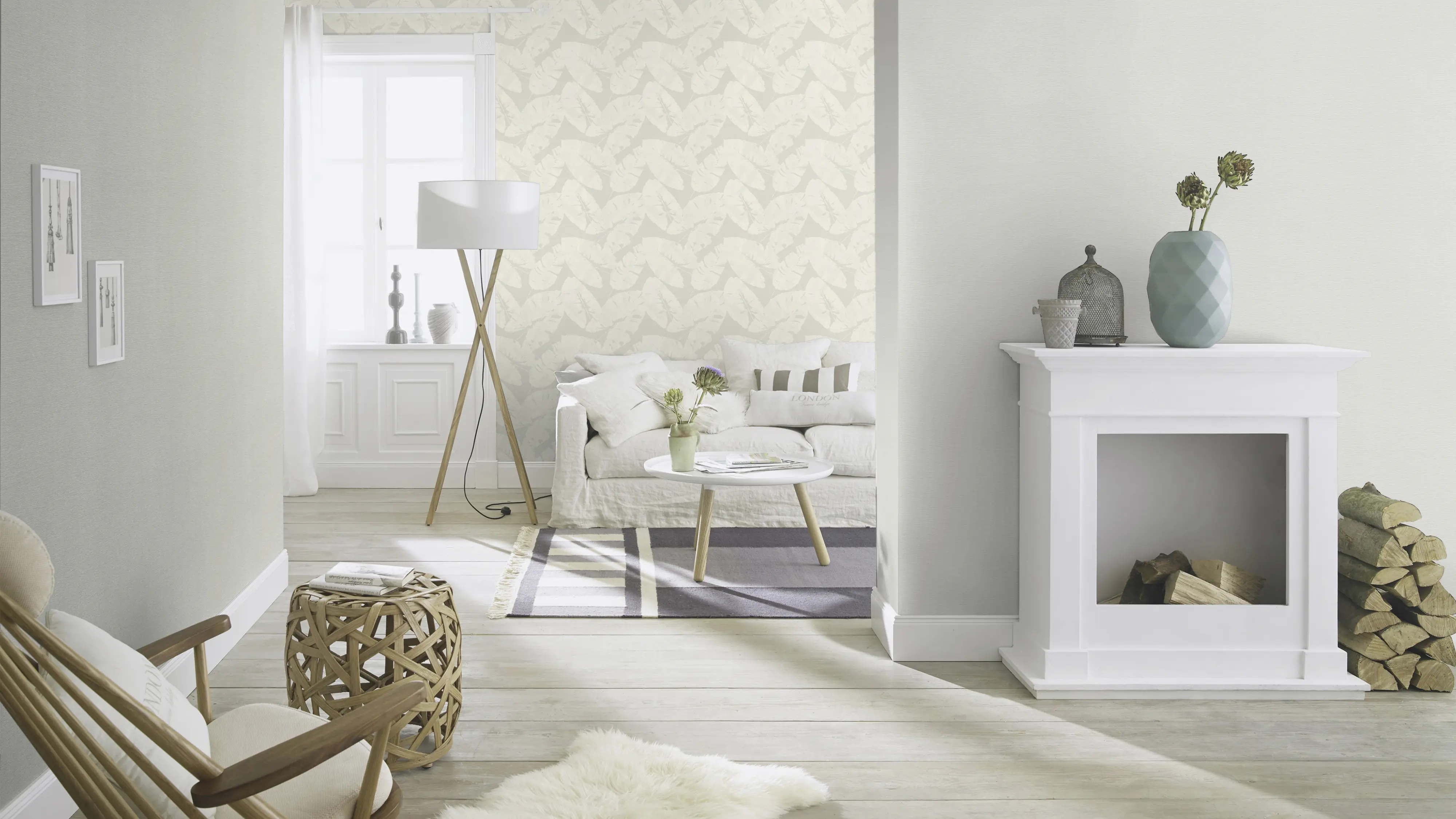 Rasch Vliestapete 804331 hotspot uni grau 10,05 x 0,53 m