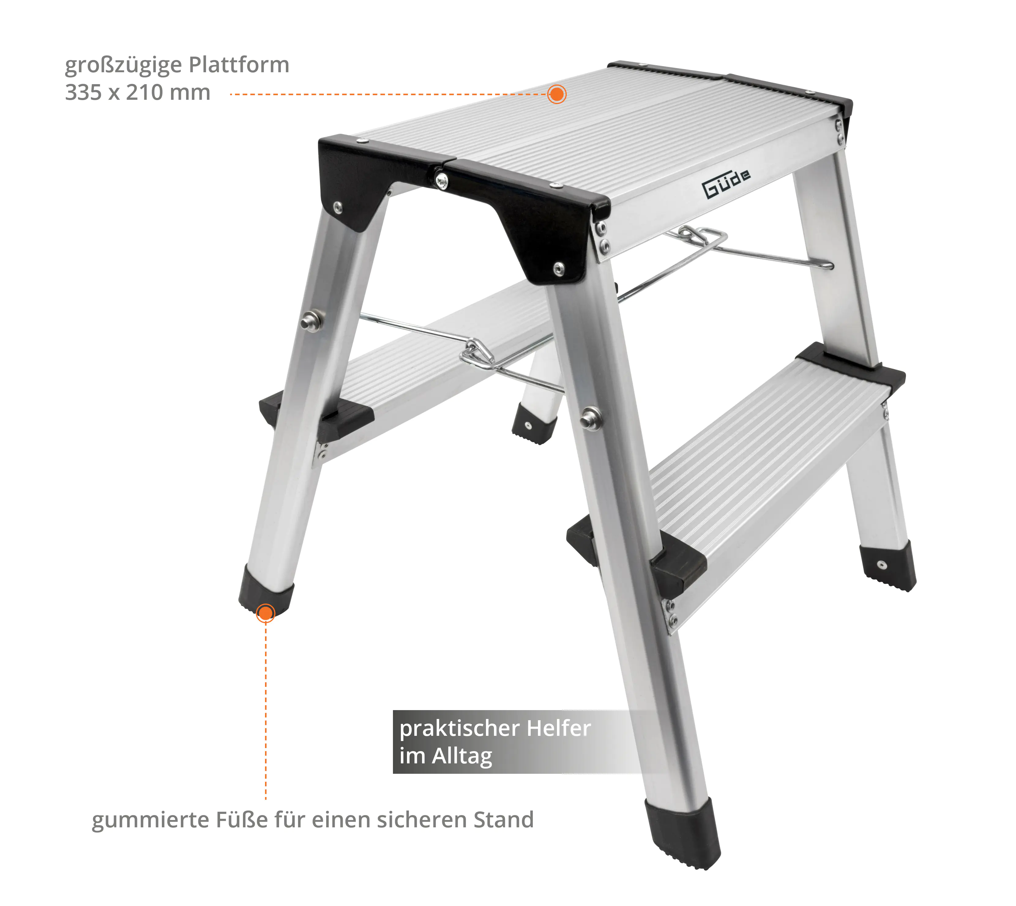 Güde Aluminium-Klapptritt GAT 2S Güde Aluminium-Klapptritt GAT 2S