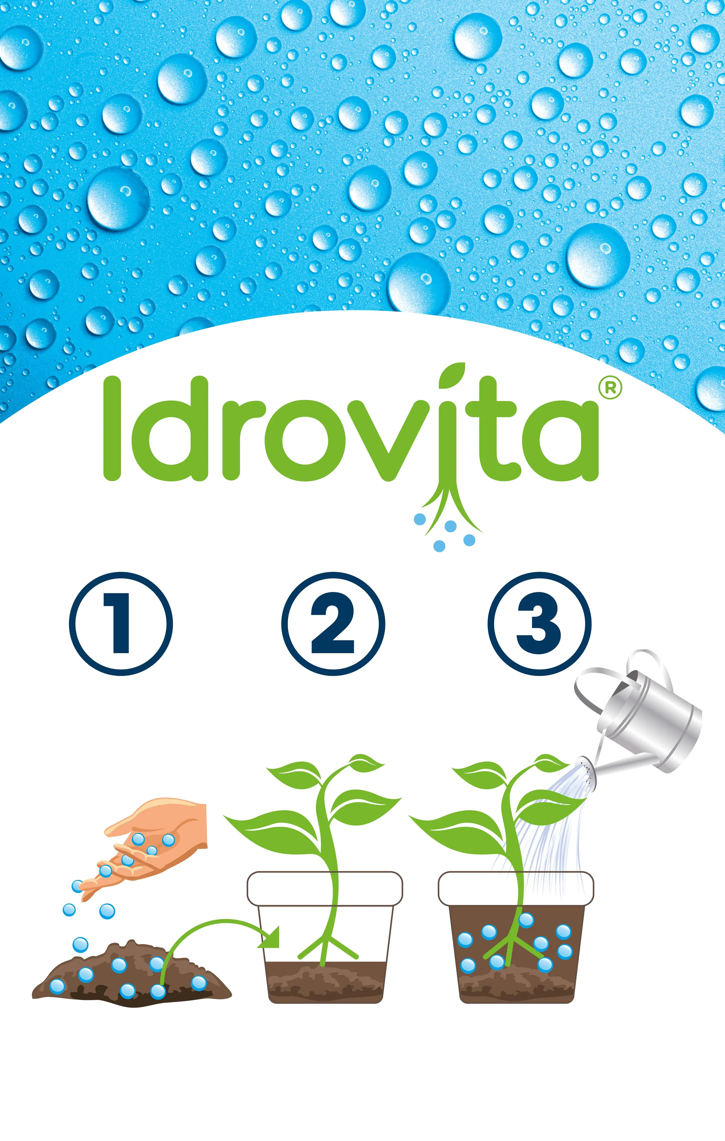 Idrovita Wasserspeicherndes Granulat 50 g Idrovita Wasserspeicherndes Granulat 50 g