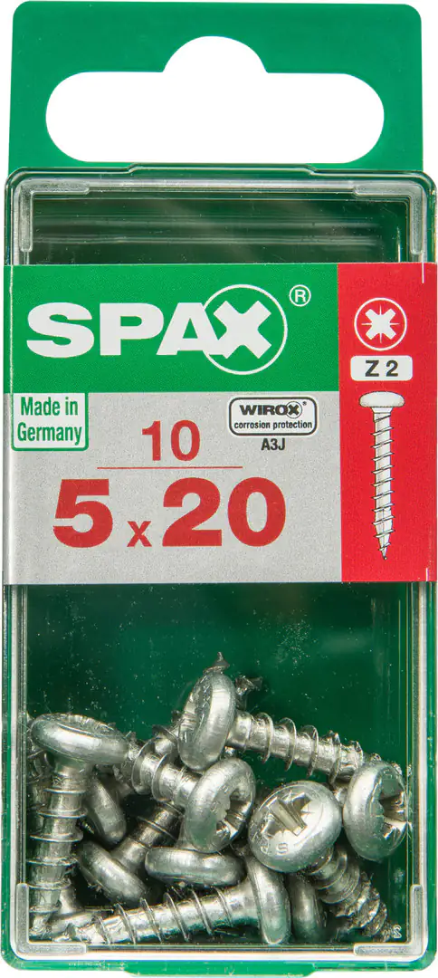 Spax Universalschrauben 5.0 x 20 mm TX 20 - 10 Stk.
