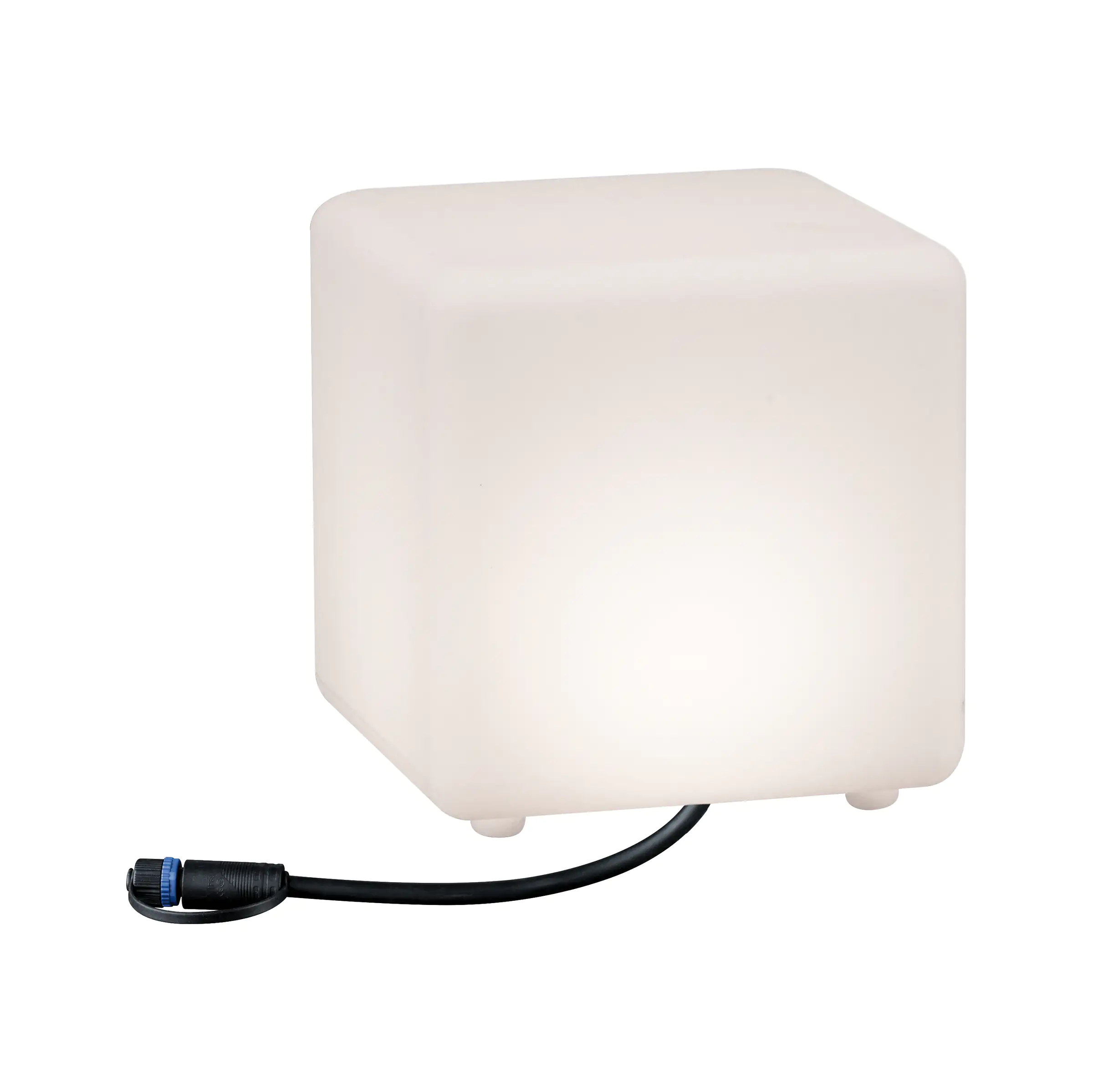 4000870941805 Paulmann Plug & Shine Lichtobjekt Cube Outdoor 20 cm warmweiß