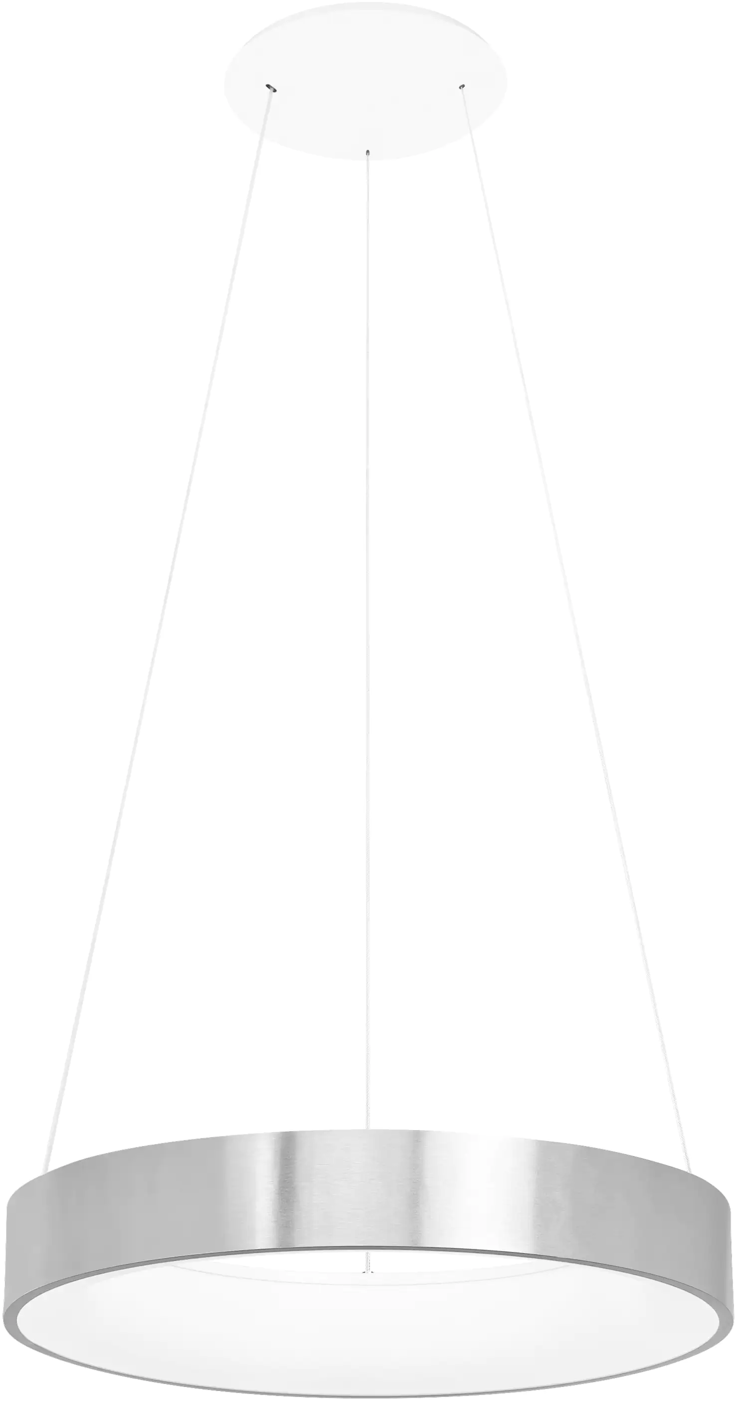 Ledvance Smart+ LED Pendelleuchte Circular silber Ø 45 cm Sun@Home 18,5 W