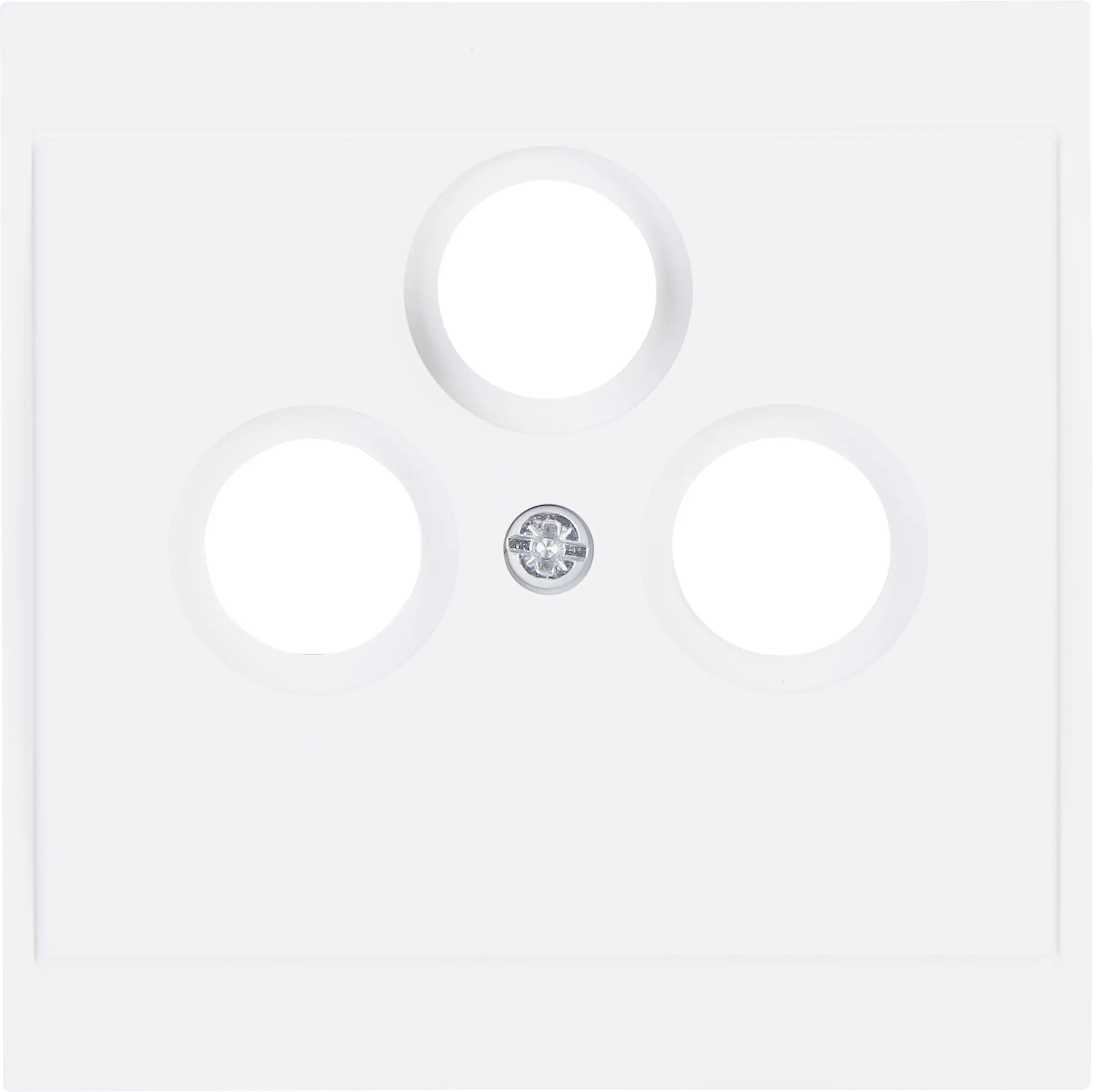 Kopp Antennenabdeckung TV/RF/SAT Malta, arktisweiß, 313713189