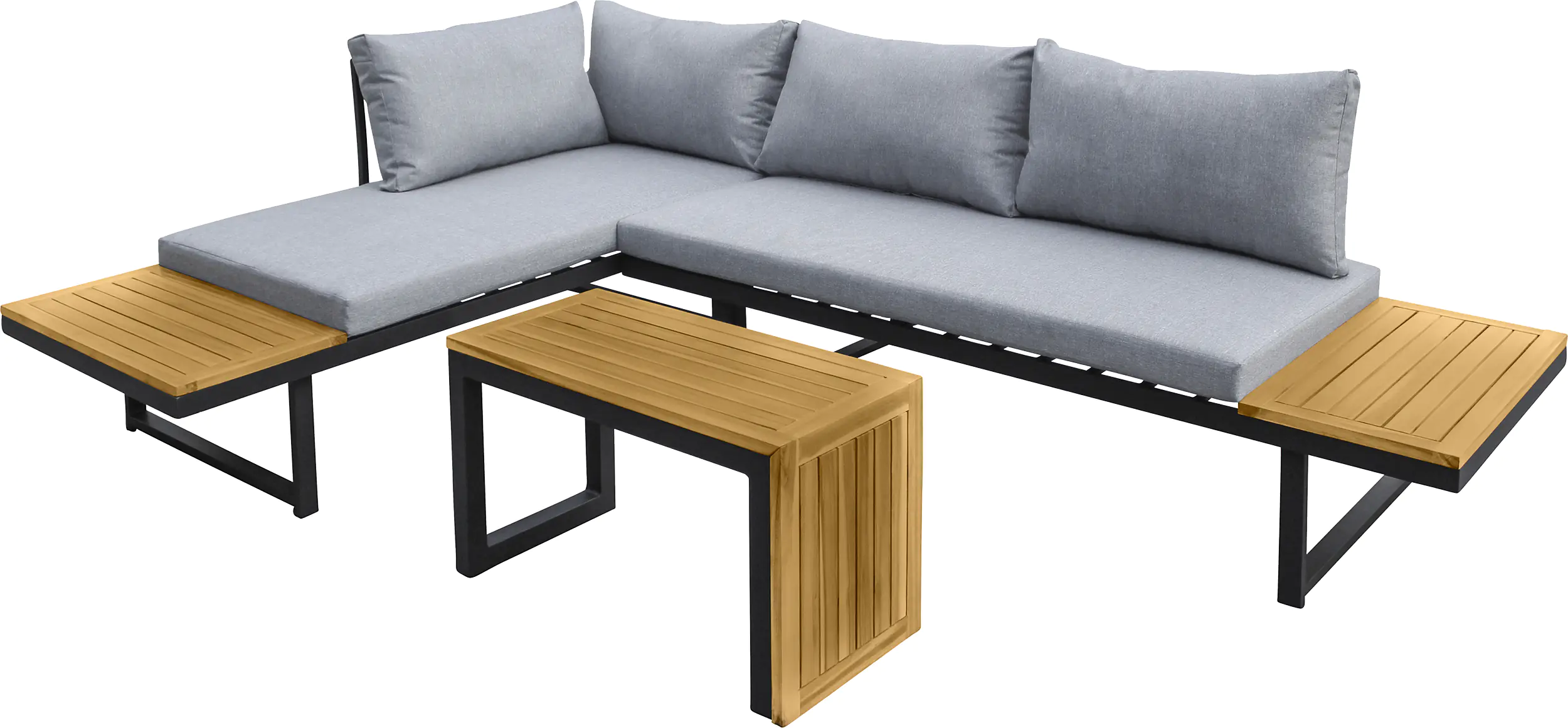 Primaster Gartenmöbel-Set Sungardo Aluminium/Teakholz Primaster Gartenmöbel-Set Sungardo Aluminium/Teakholz