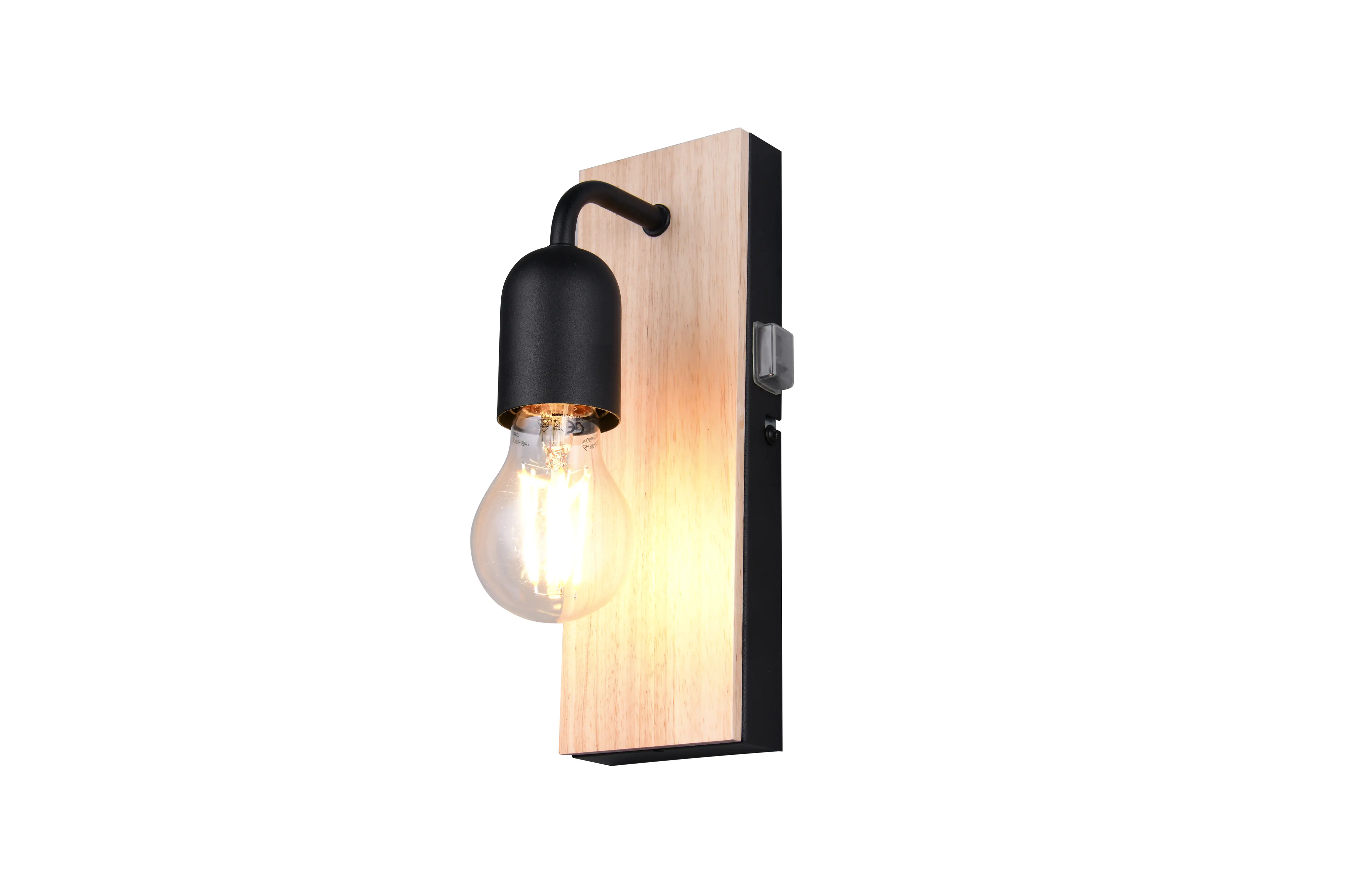 Trio Wandleuchte Artturo holzfarbig E27