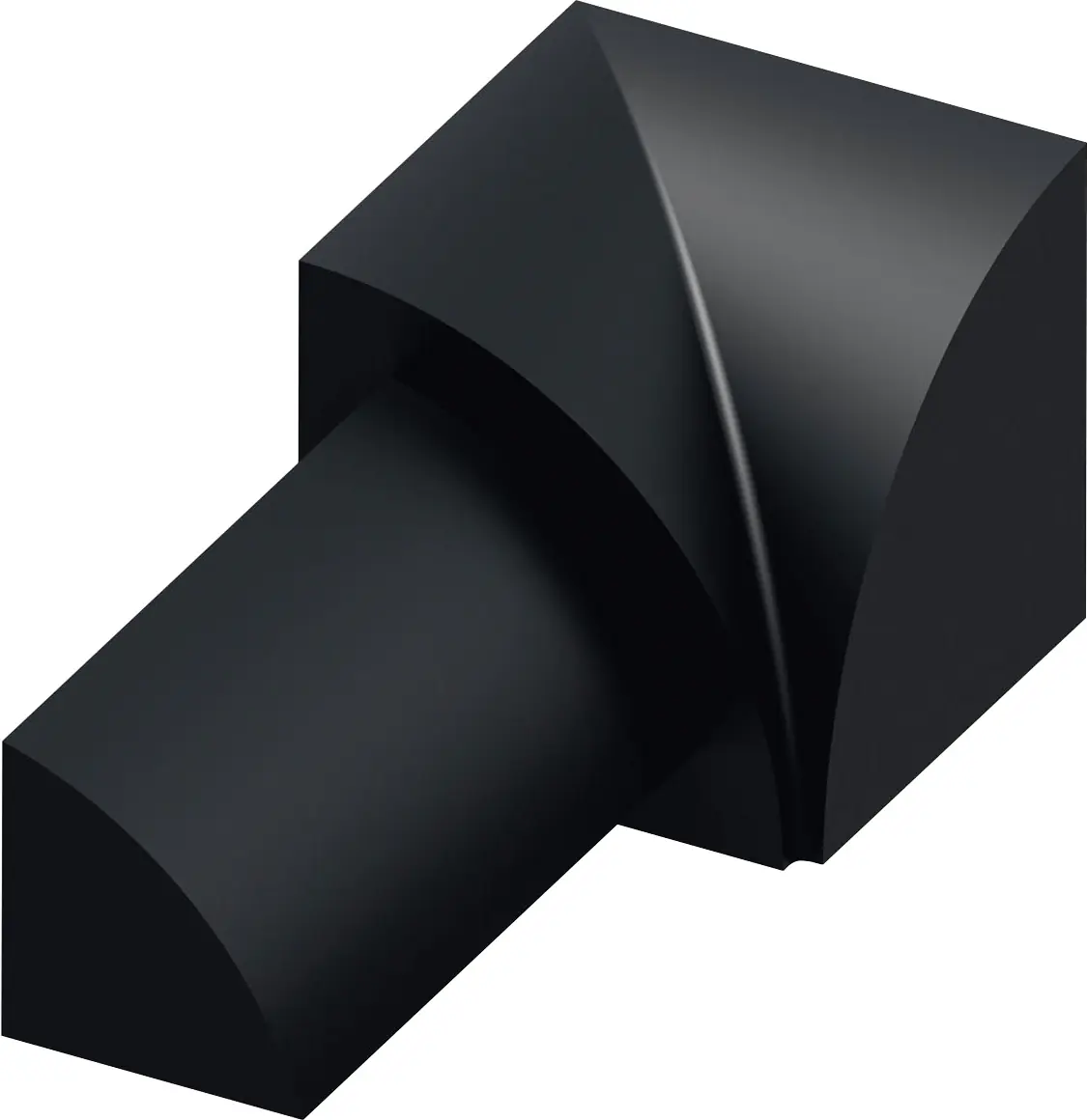 alfer Innenecke 11.5 mm 11.5 mm Aluminium eloxiert gebürstet schwarz alfer Innenecke 11.5 mm 11.5 mm Aluminium eloxiert gebürstet schwarz