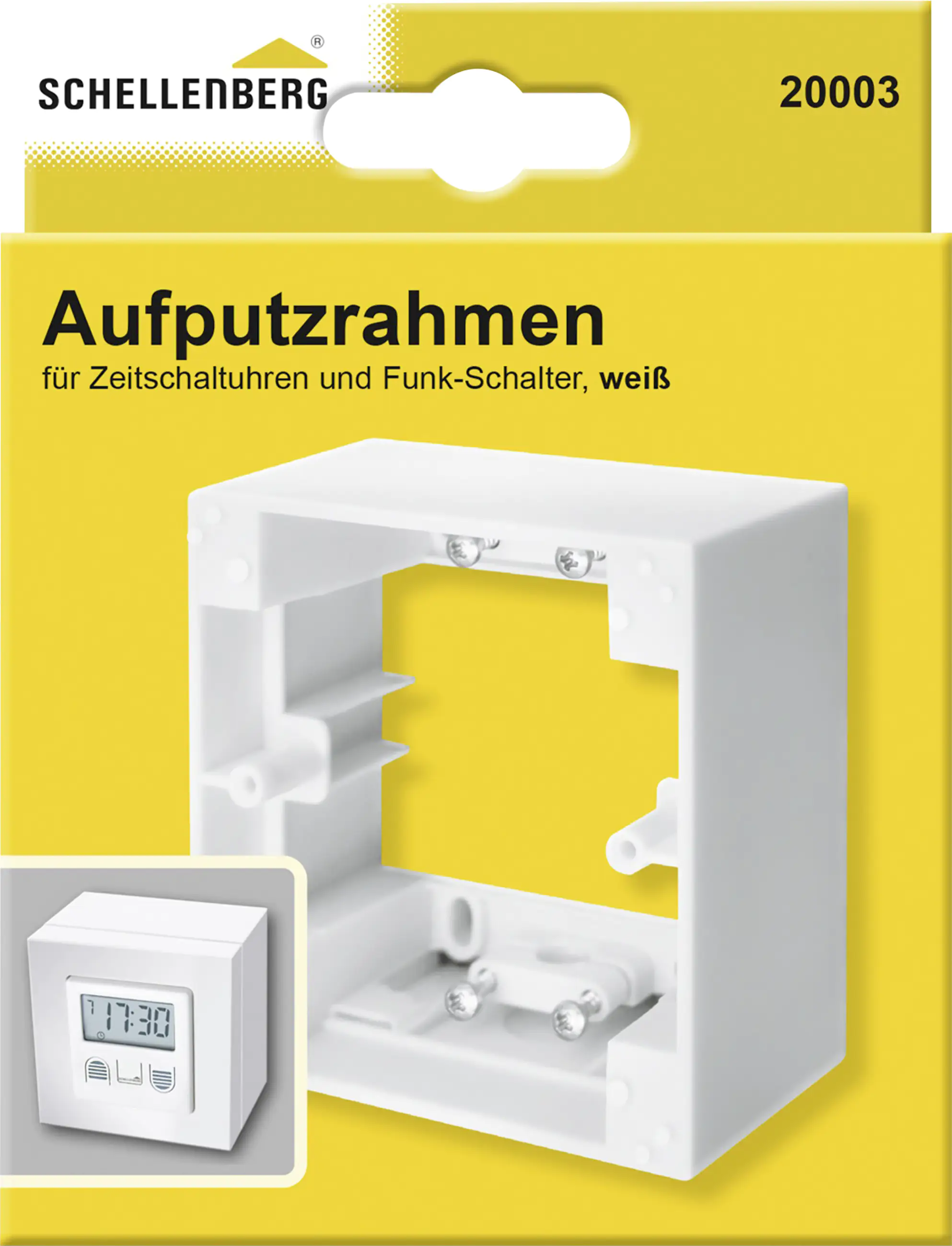 Schellenberg Aufputzrahmen 1-fach eckig