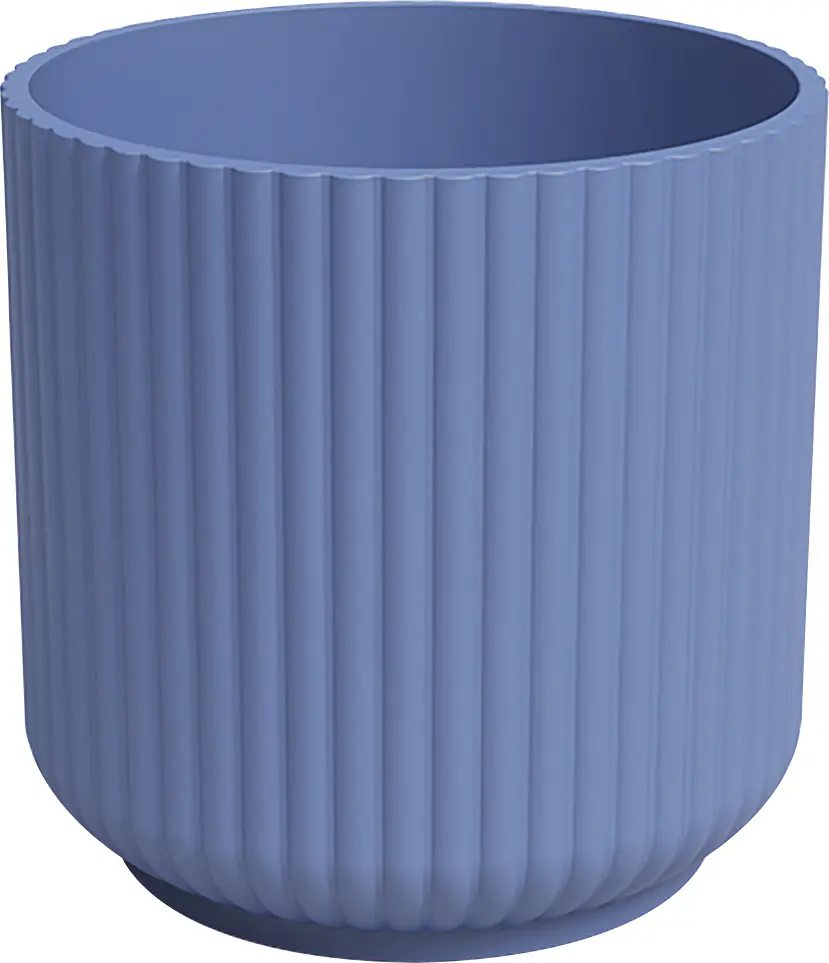 Artevasi Übertopf Luna Keramik blau matt Ø 8 x 9 cm 
