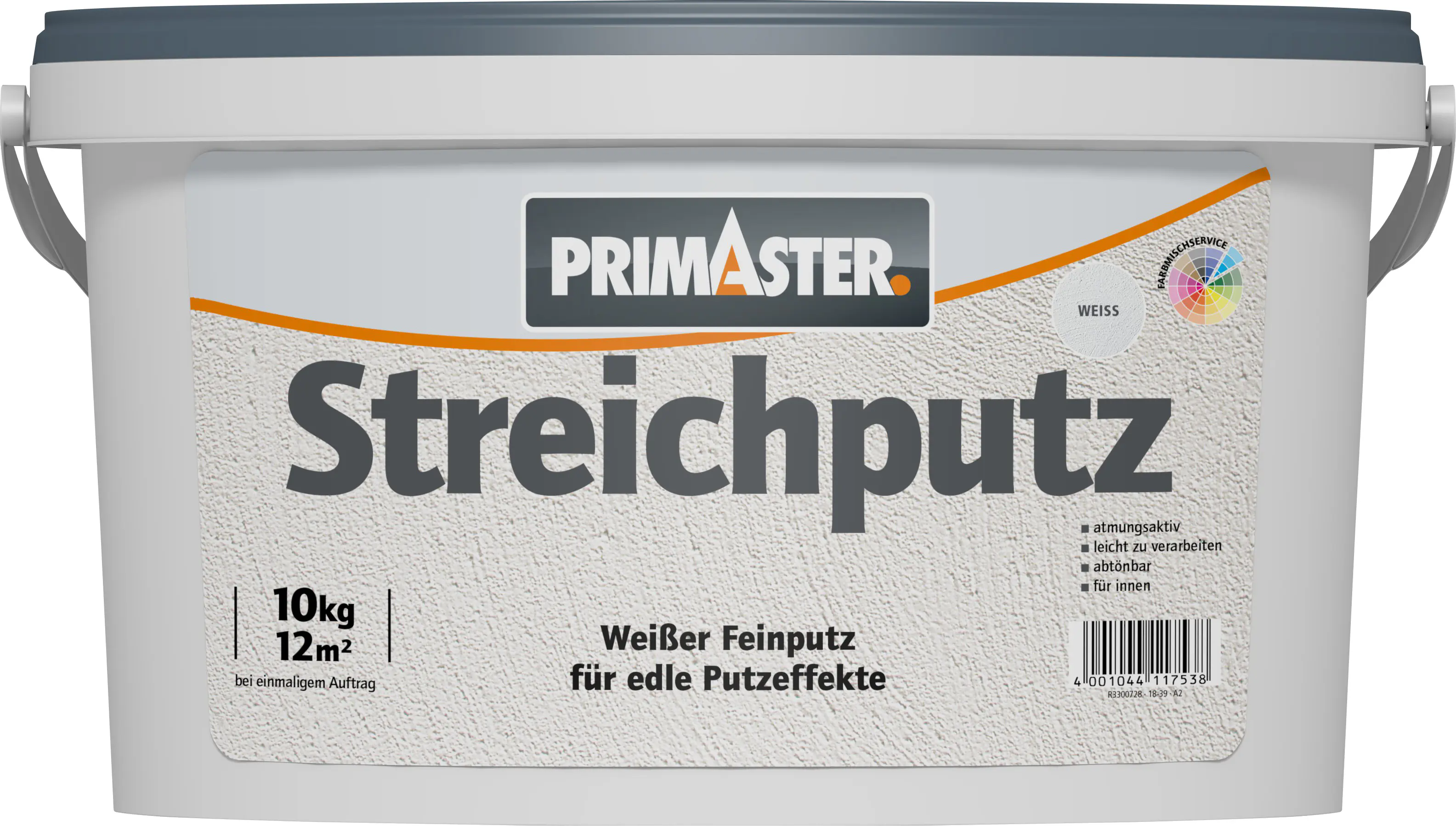 Primaster Streichputz 10 kg weiß mediterran Primaster Streichputz 10 kg weiß mediterran