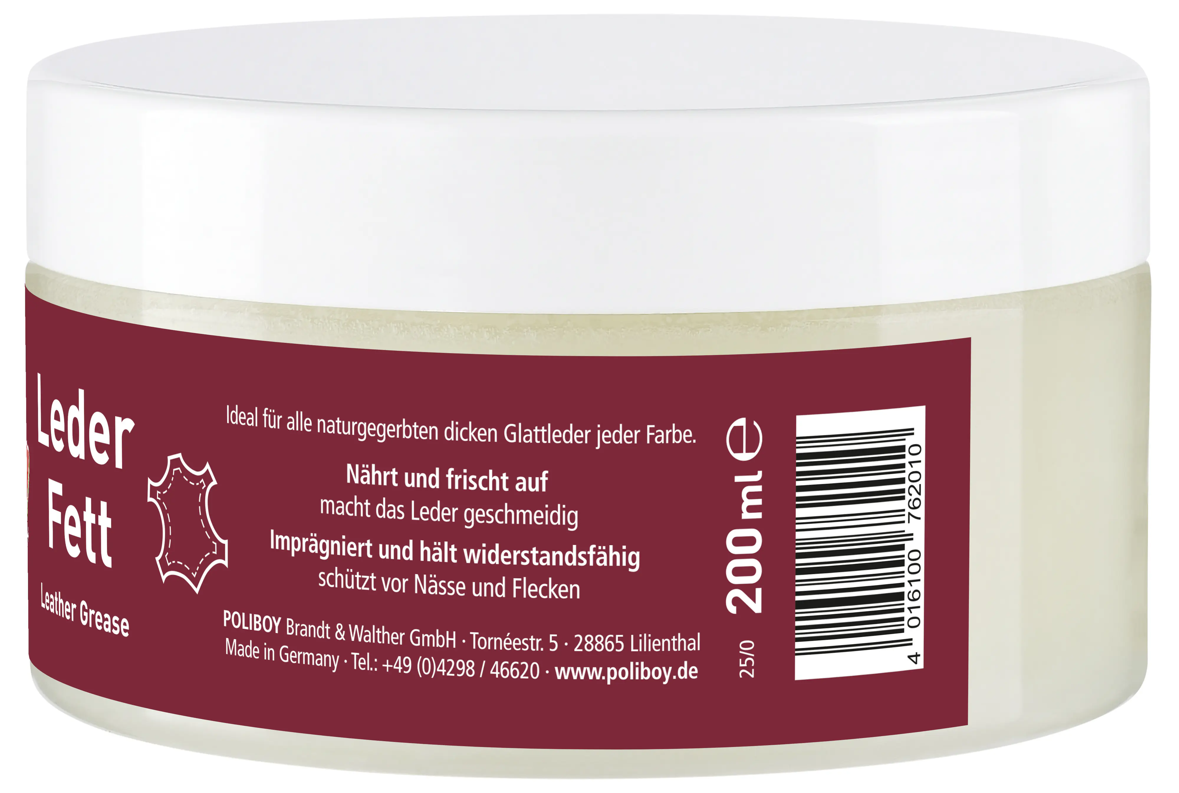 Poliboy Lederpflege Leder Fett 200 ml