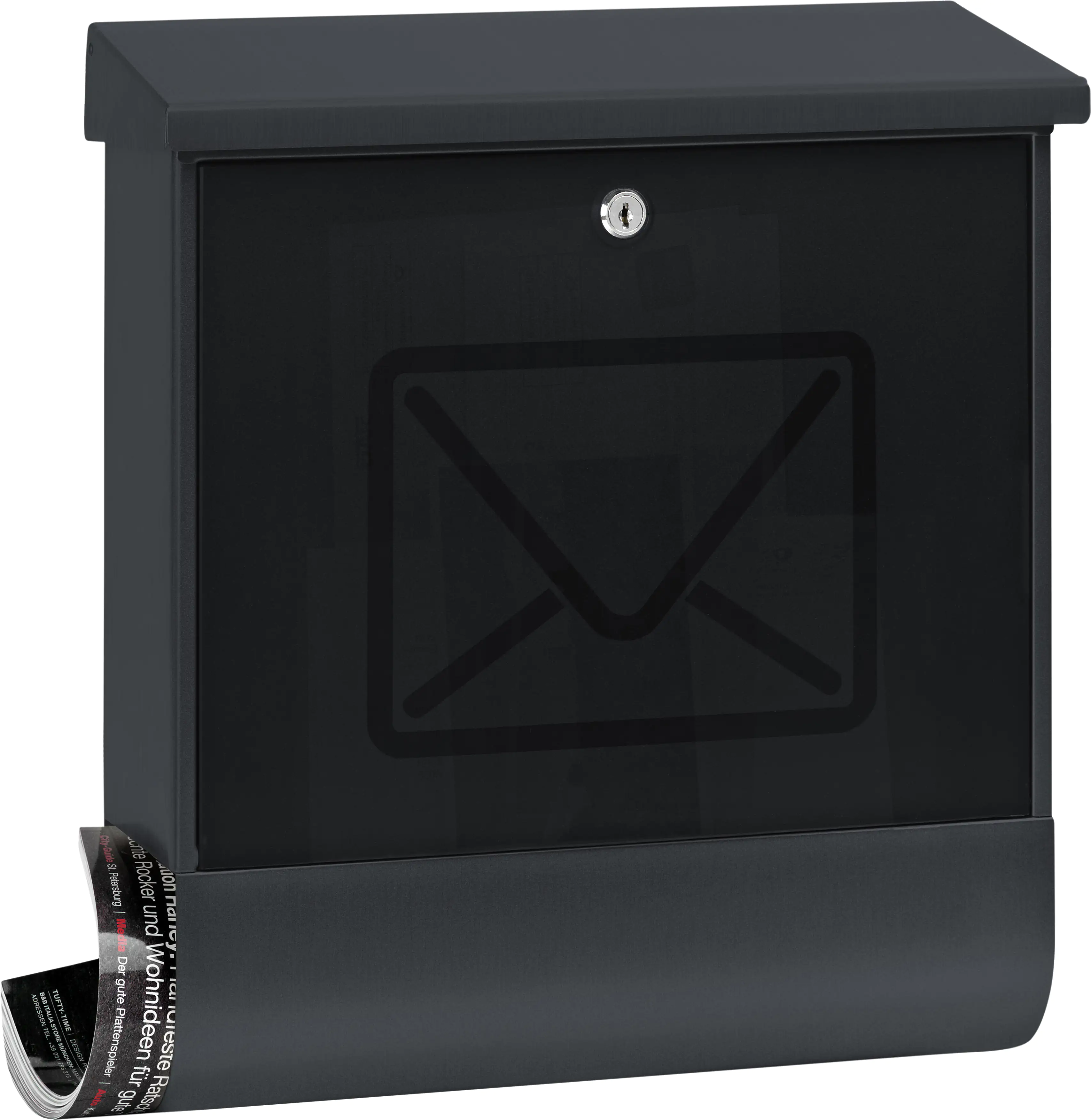 Burg Wächter Briefkasten Lucenta anthrazit 42.5 x 38 x 11.5 cm