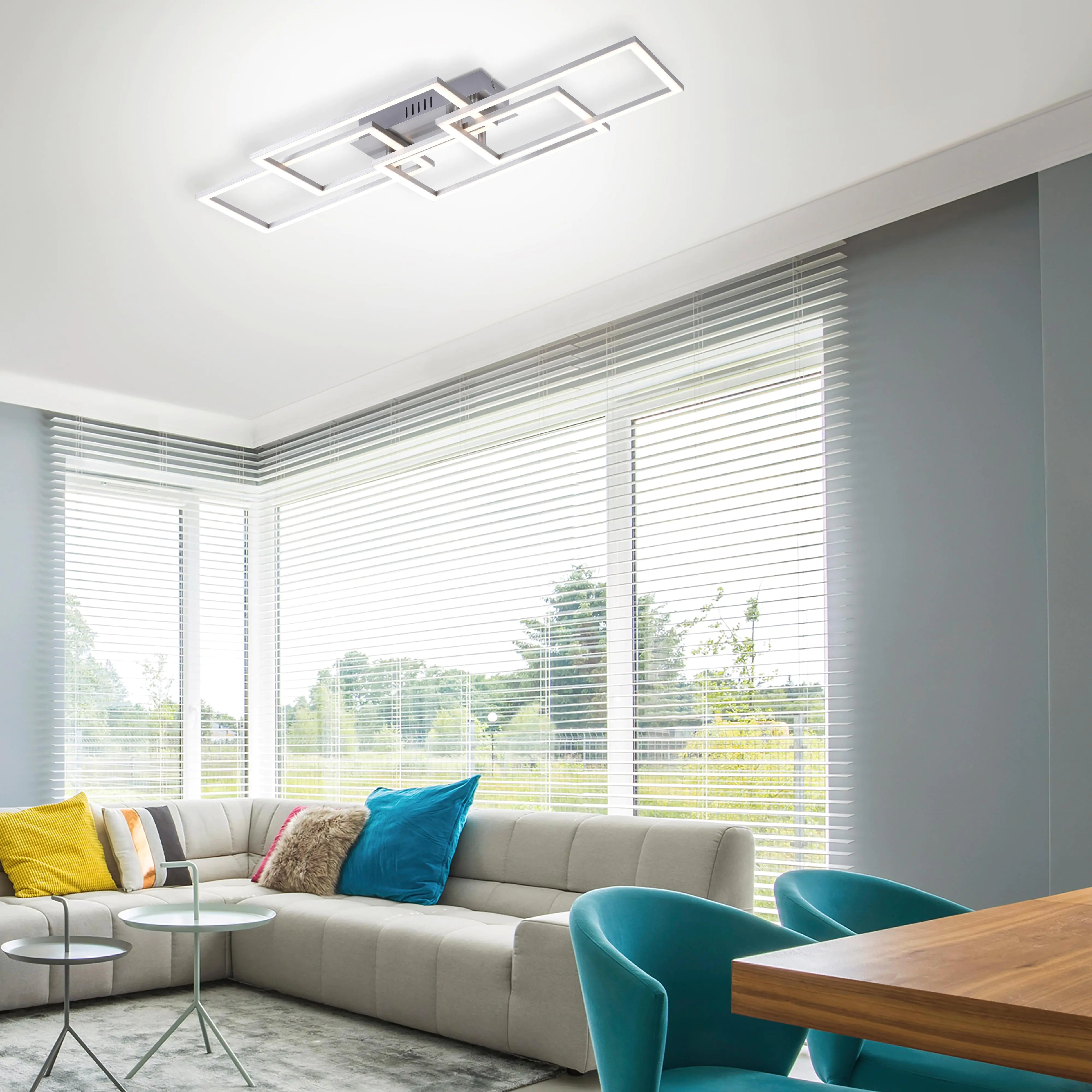JustLight LED Deckenleuchte Iven 70 x 34,5 cm dimmbar JustLight LED Deckenleuchte Iven 70 x 34,5 cm dimmbar