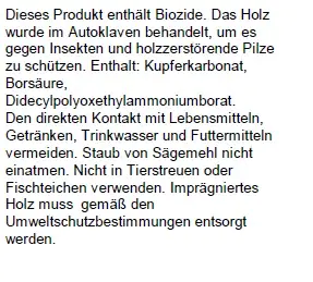 Sichtschutzzaun Fulda 180 x 120 cm natur-grün kesseldruckimprägniert