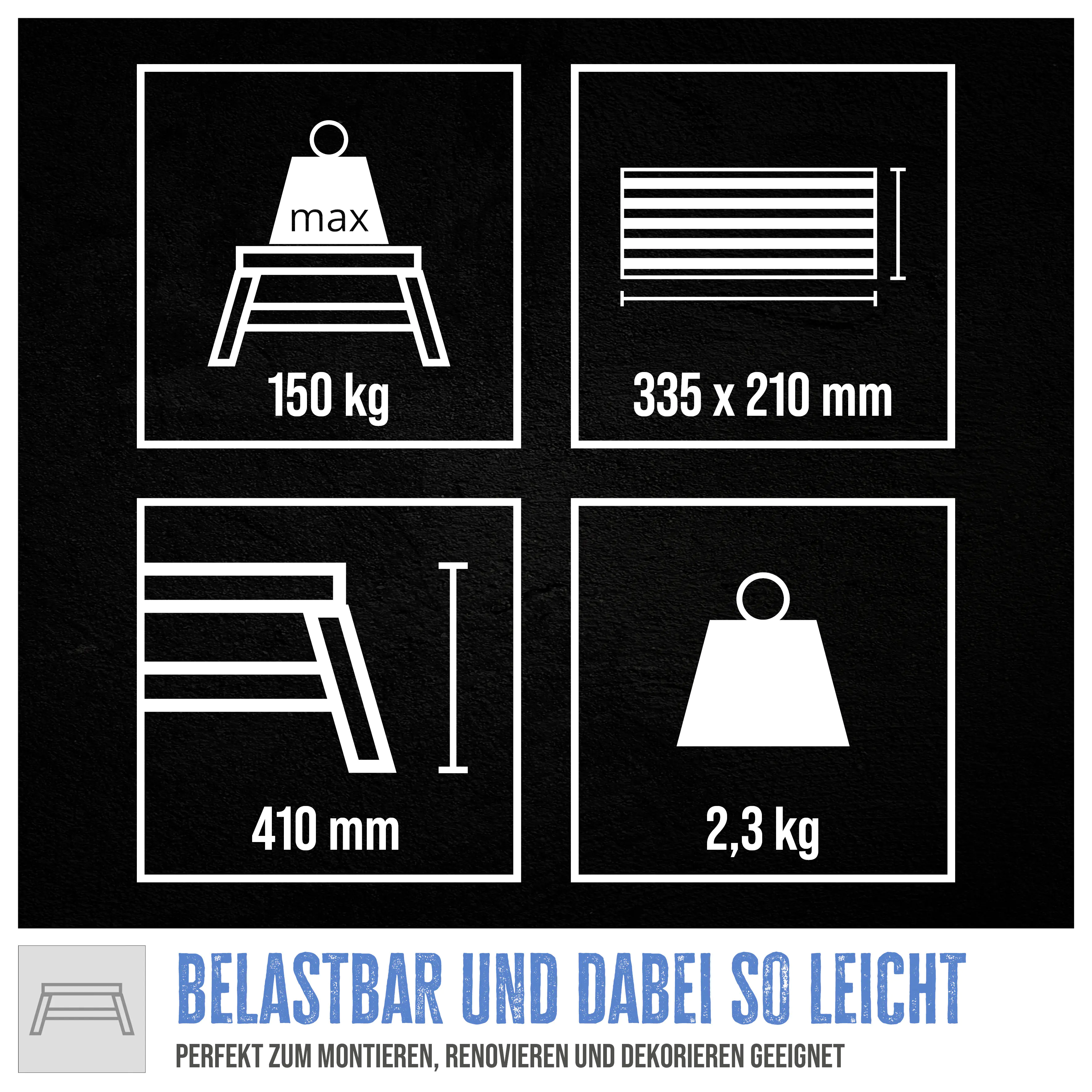 Güde Aluminium-Klapptritt GAT 2S Güde Aluminium-Klapptritt GAT 2S
