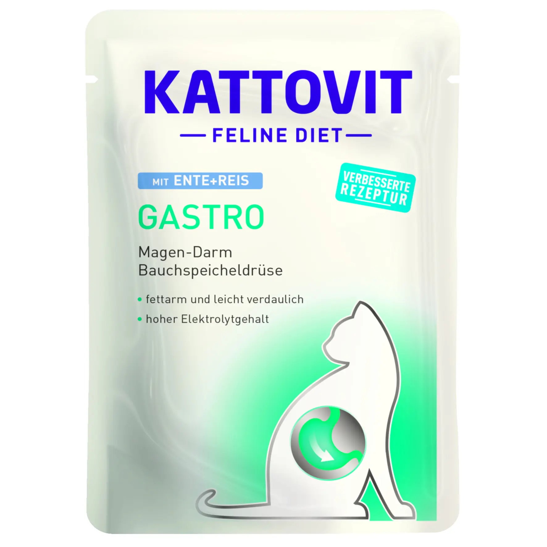 Kattovit Gastro Ente und Reis Katzennassfutter 85 g