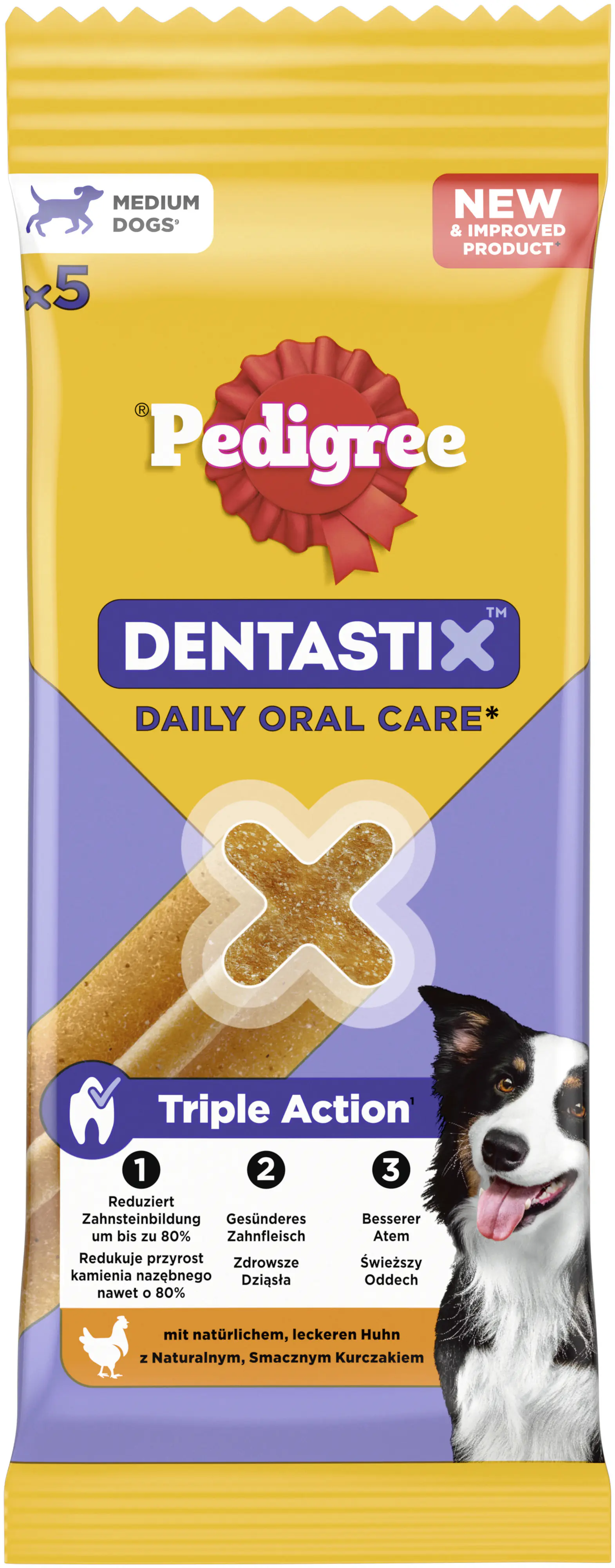 Pedigree Dentastix Adult Daily Oral Care Hundesnack 5 Stück