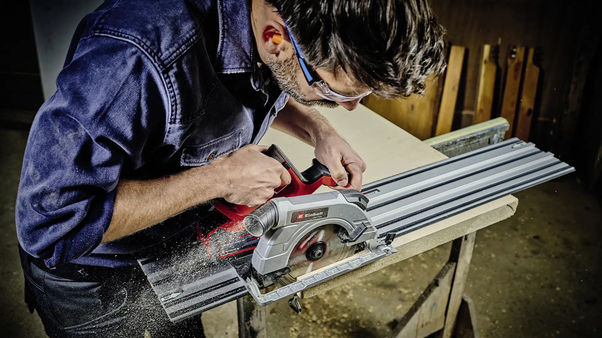 Einhell Führungsschiene für Handkreissäge Alu 2 x 1000 mm