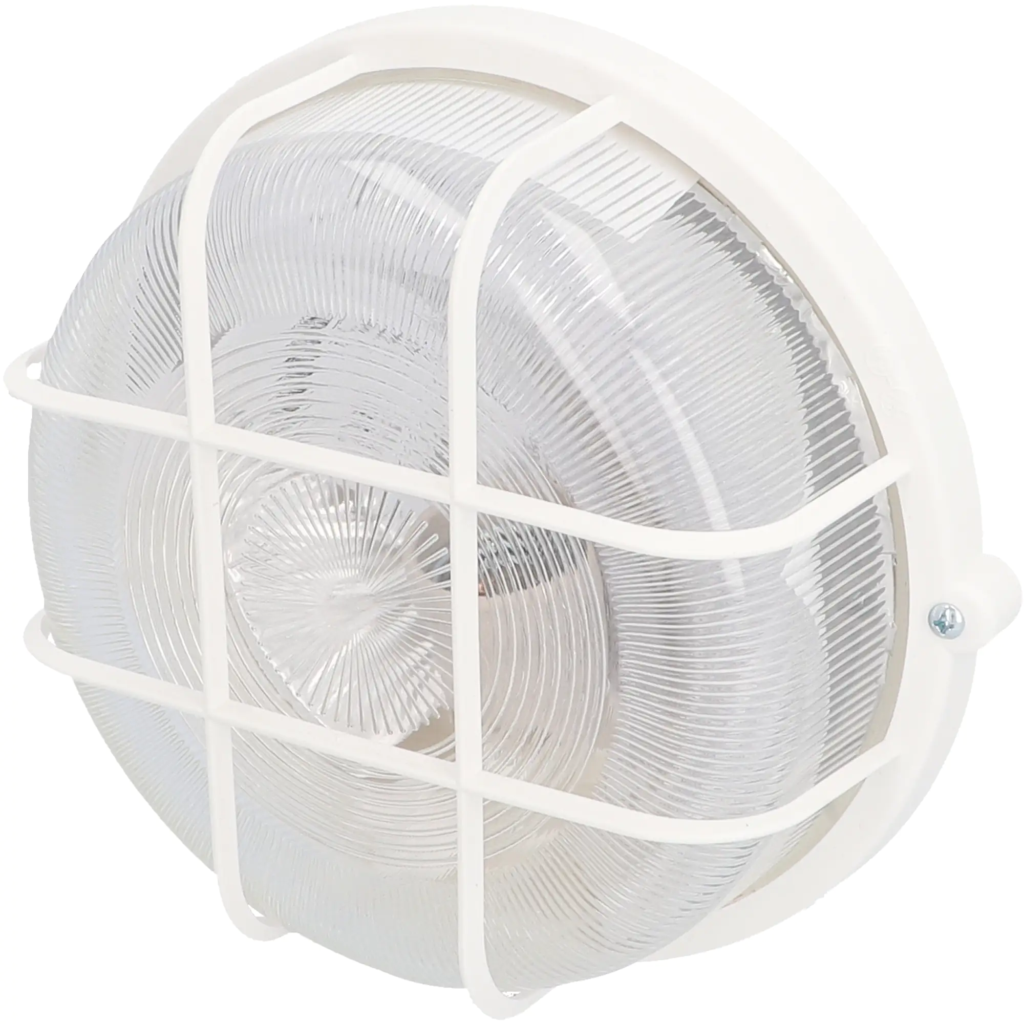 Rundleuchte 100 Watt PVC-Korb weiß Rundleuchte 100 Watt PVC-Korb weiß