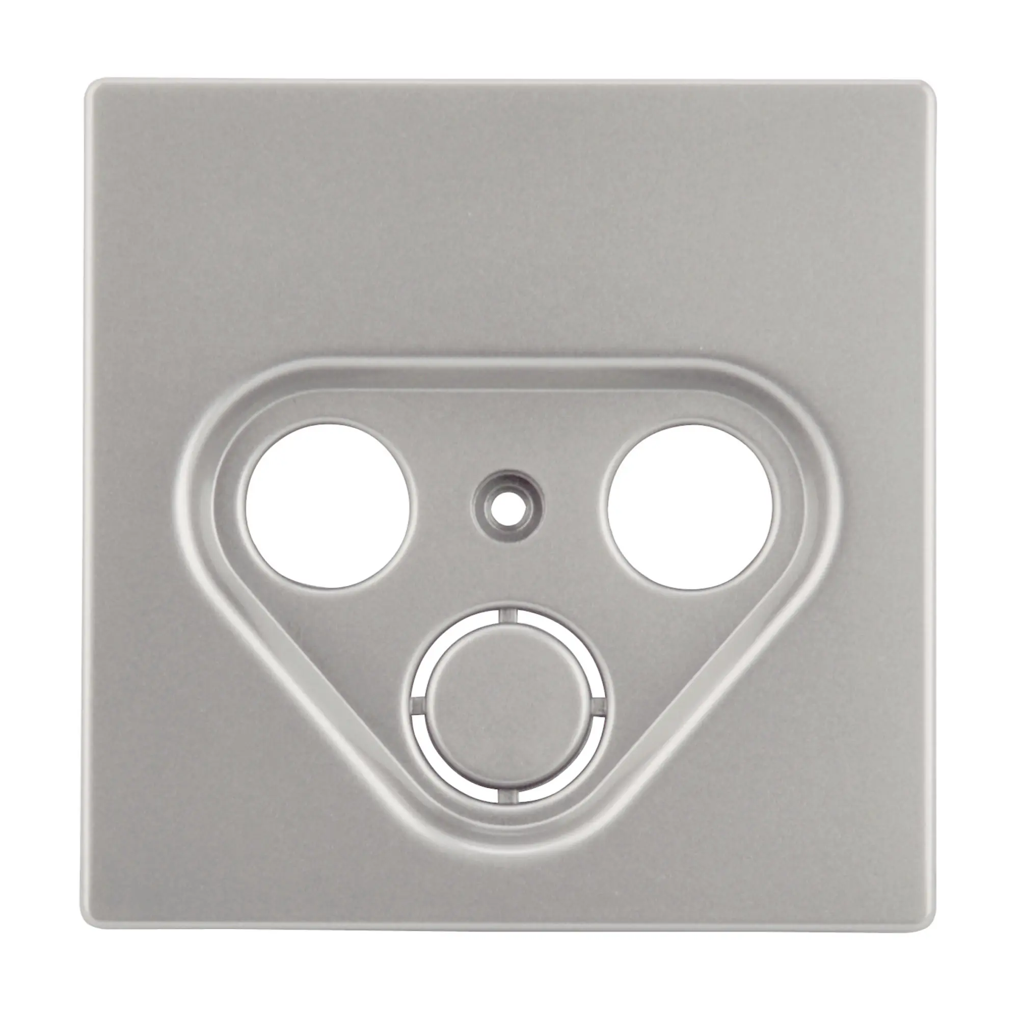 Merten Sat-Abdeckung Serie Design, edelstahl, MEG4123-6036