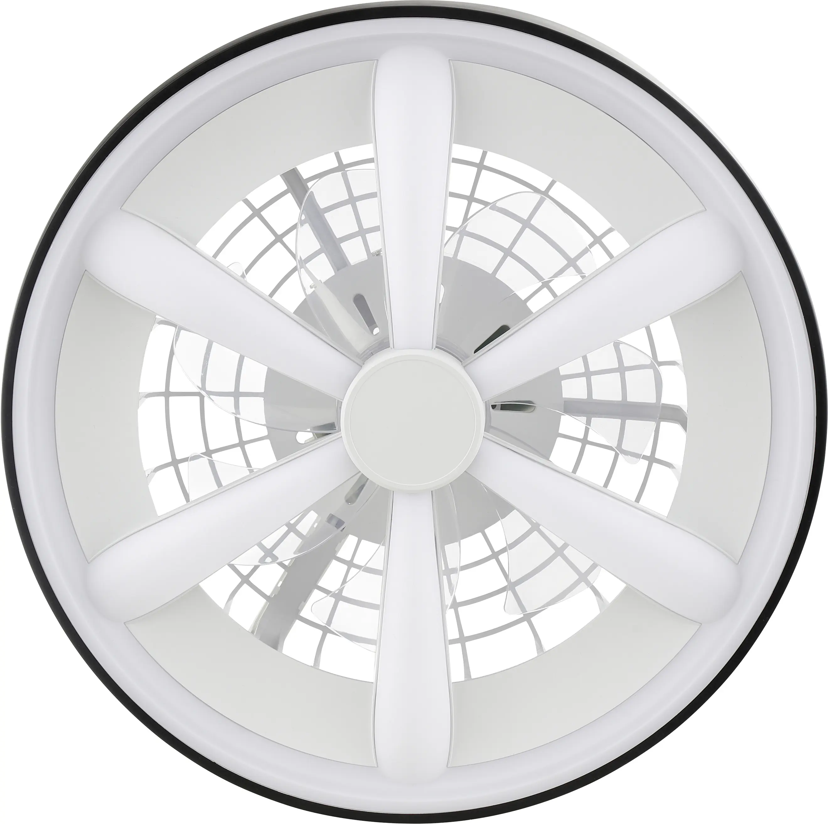 Brilliant LED Deckenleuchte mit Ventilator Gaiano Ø 48 cm 48 W schwarz