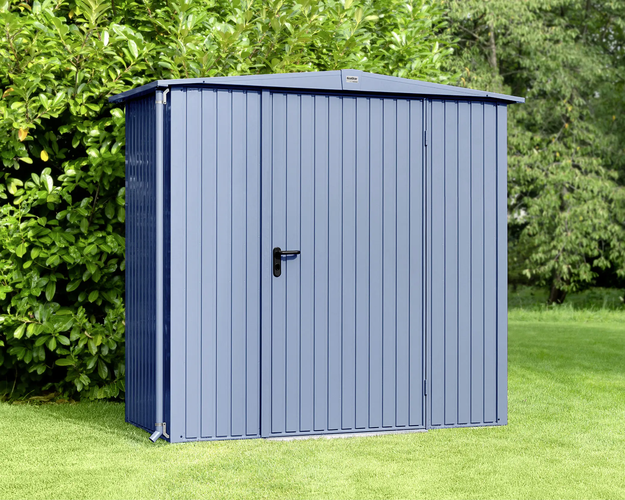 Ecostar Gerätehaus Trend-S Typ 1 258,8 x 121,3 x 216 cm taubenblau