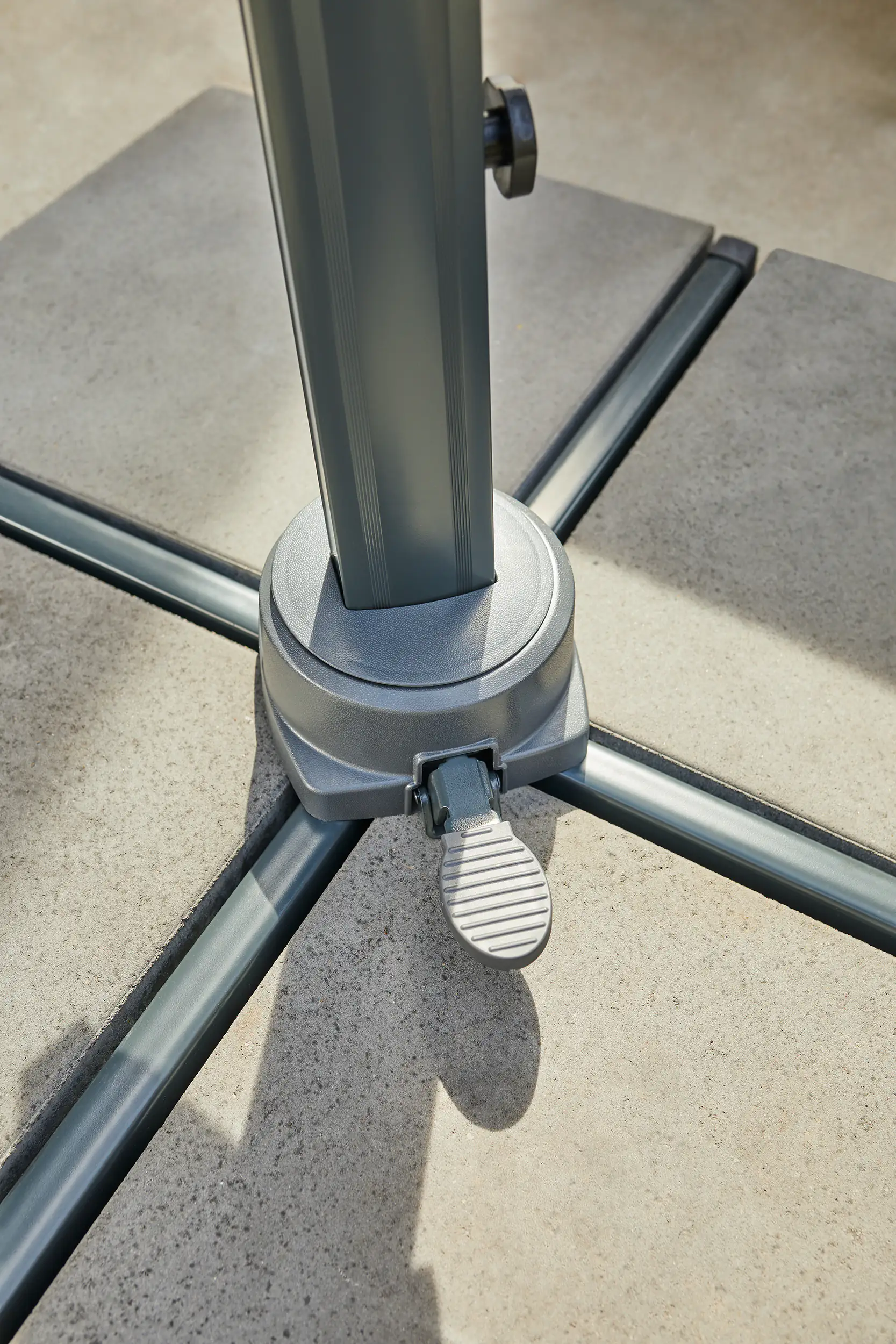 Primaster Ampelschirm Catania anthrazit 300 x 300 cm