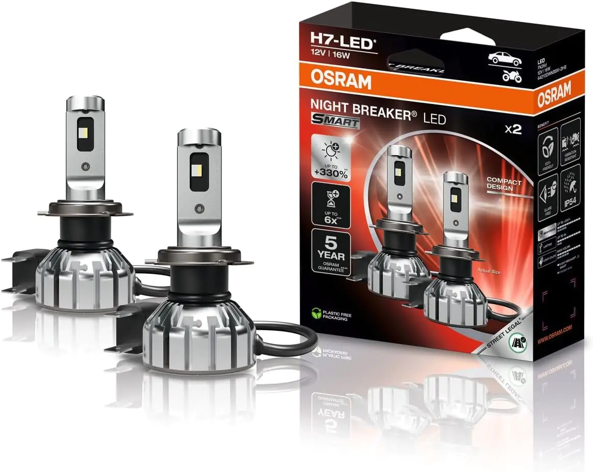 Osram Scheinwerferlampe H7 Night Breaker LED 2 Stück Osram Scheinwerferlampe H7 Night Breaker LED 2 Stück