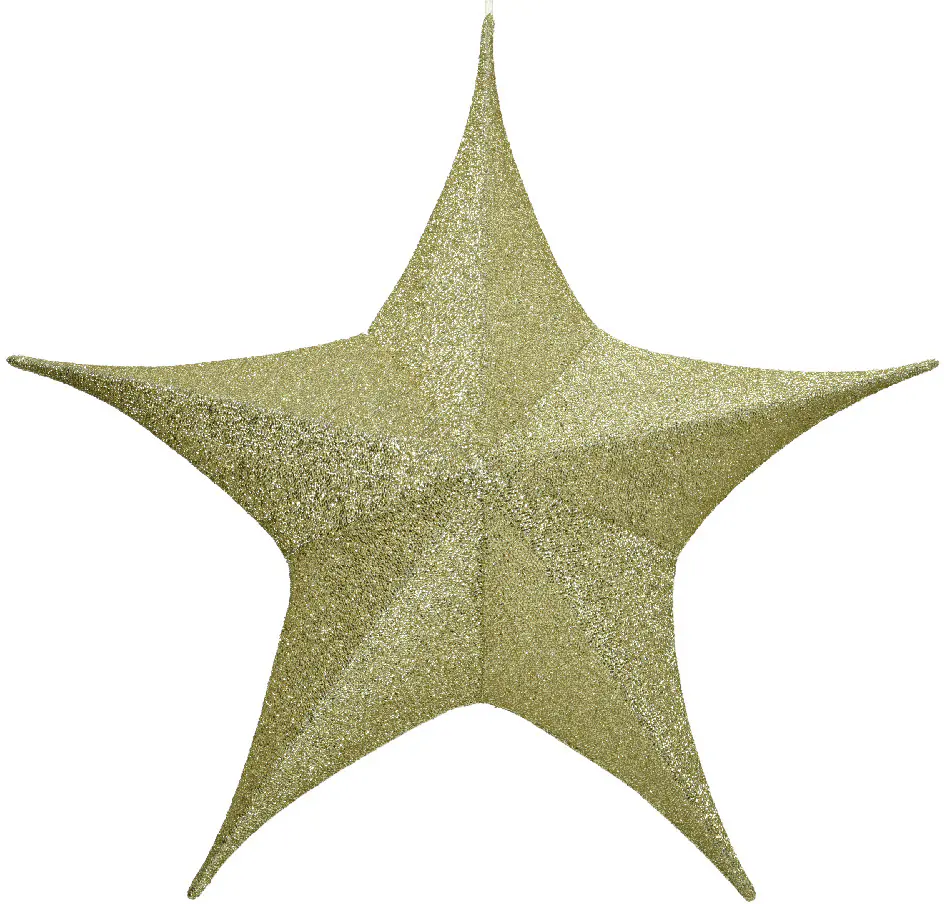 Kaemingk Stern aus Polyester Ø 180 cm gold