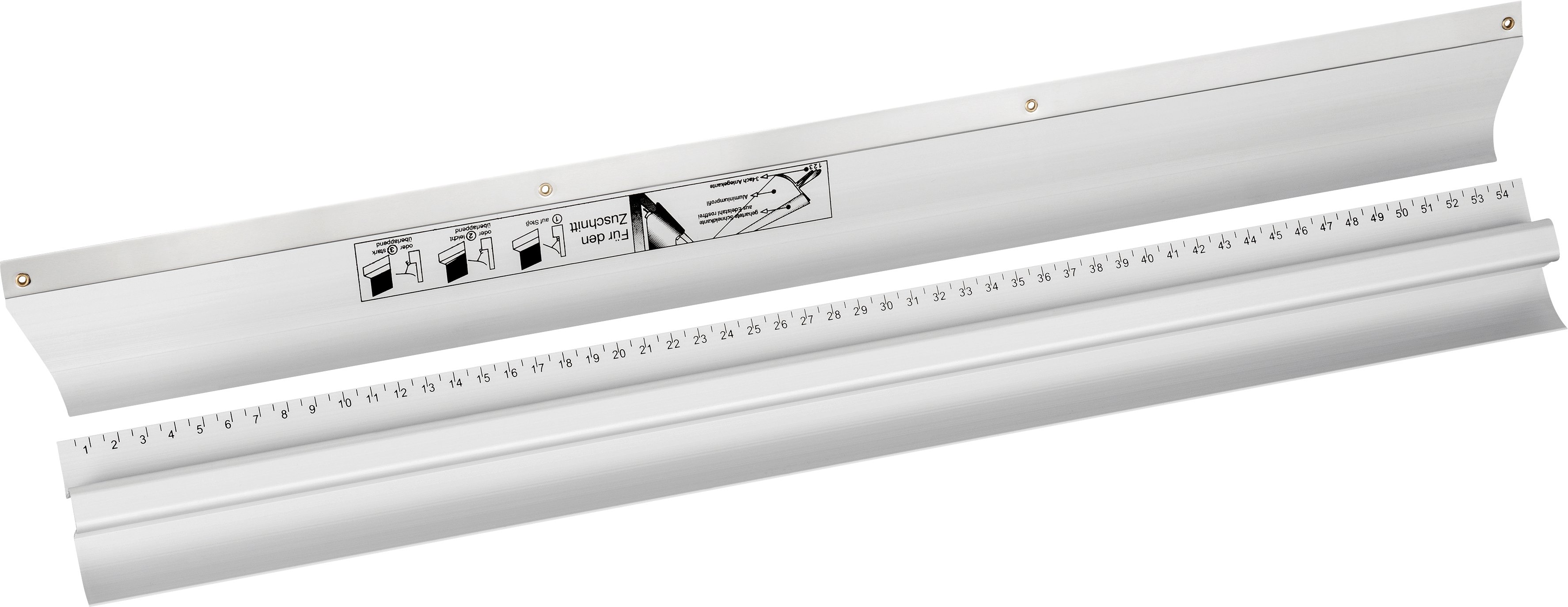 Color Expert Dreikantschiene und Anpressprofil 58,5 cm