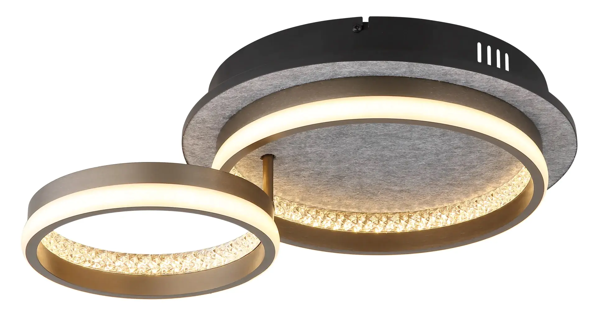 Globo LED-Deckenleuchte DELLA 2 Ringe