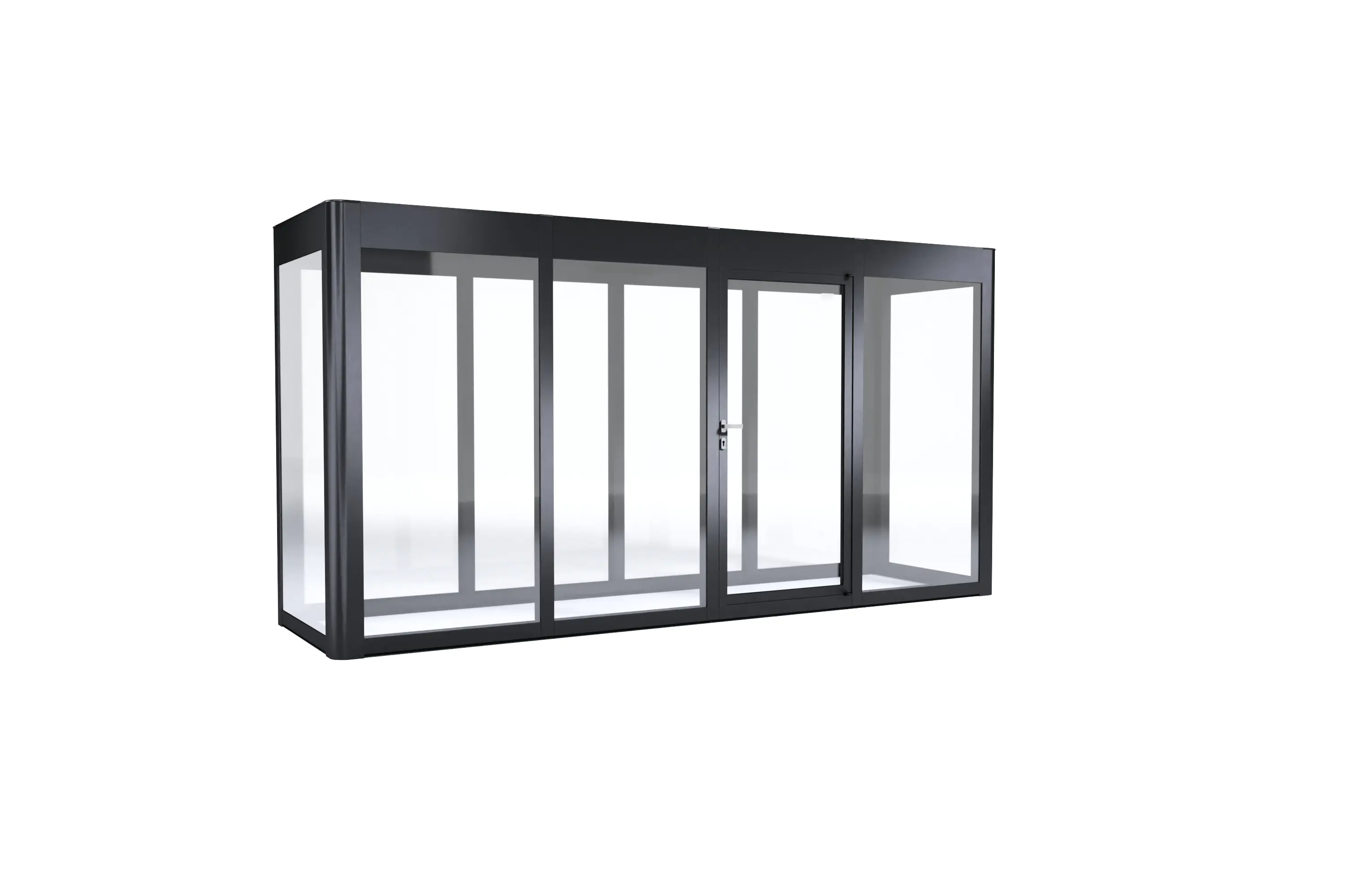 SunElements SunGarden Gartenhaus Infinity 4.1 443 x 128 cm anthrazit-metallic