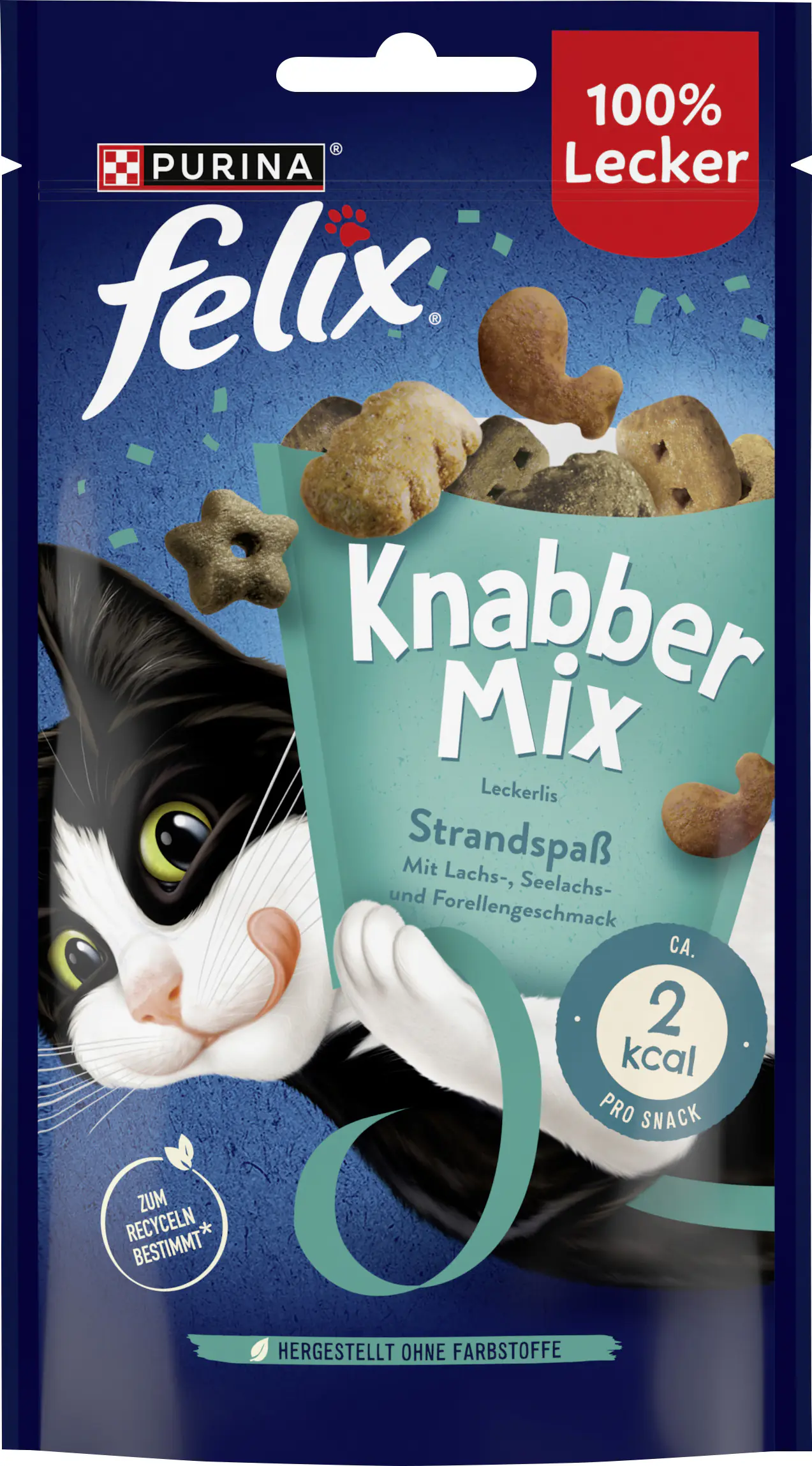Felix Knabbermix Katzensnack Strandspaß 60g